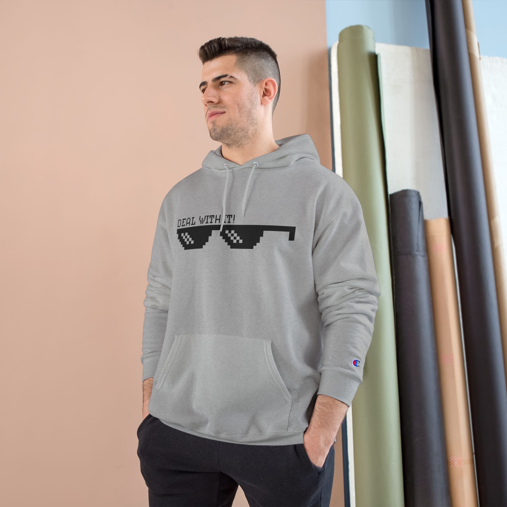 Cool Gamer Hoodie - Deal With It Sweatshirt, Mens Gift, Funny Pullover, Casual Wear, Cool Streetwear