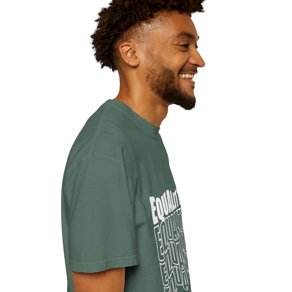 Equality Unisex Garment-Dyed T-shirt | Bold Statement Tee, LGBTQ+ Pride Apparel, Casual Wear, Gift for Activists, Equality Awareness