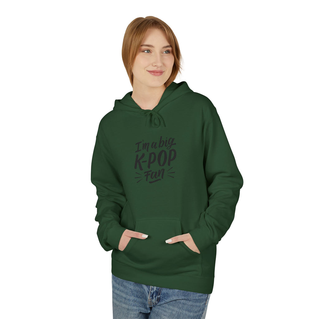 K-Pop Fleece Hoodie, Unisex Streetwear, Cozy Gift for Music Lovers, Festival Apparel, Music Concert Hoodie