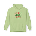 Ho Ho Ho Christmas Hoodie — Festive Holiday Sweatshirt with Tree & Candy Cane Design