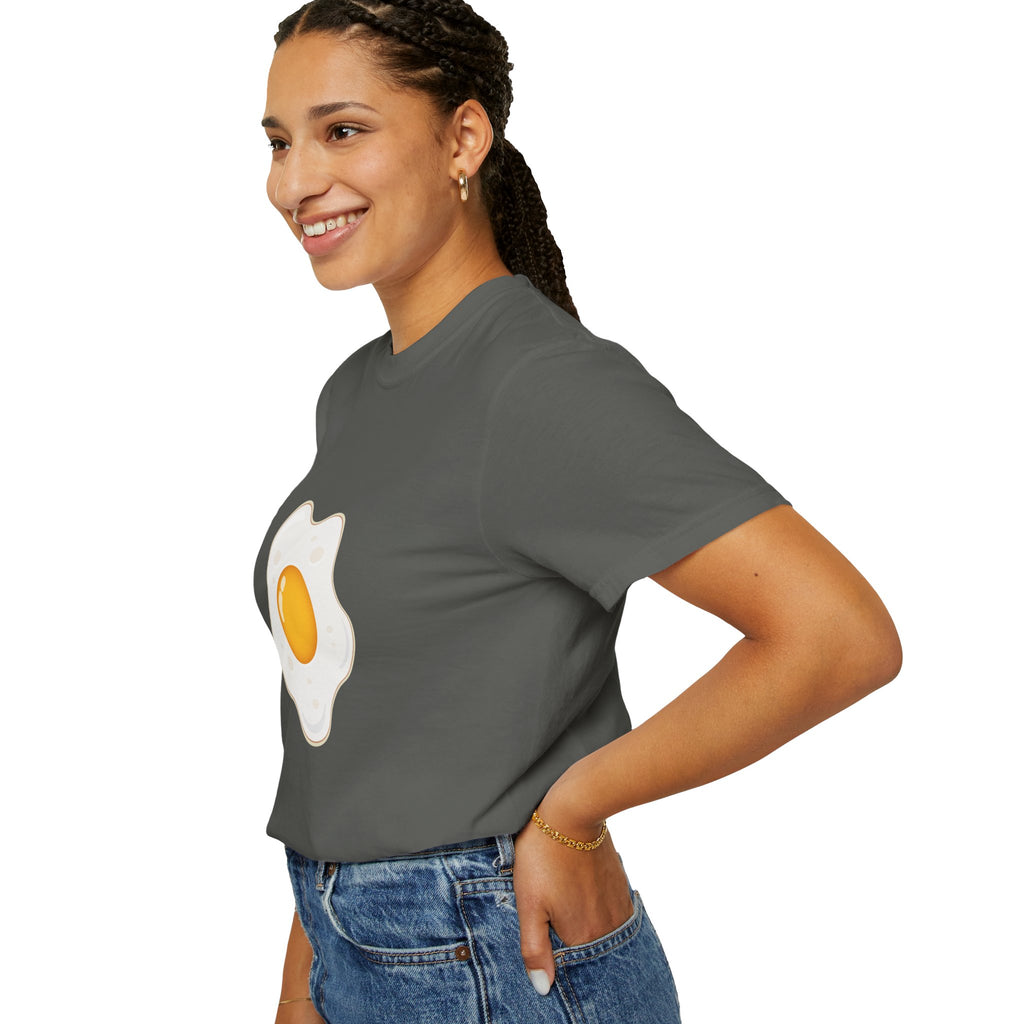 Whimsical Egg Graphic T-Shirt, Funny Food Tee, Breakfast Lover Gift, Unisex Tee for Foodies, Cute Egg Design Shirt