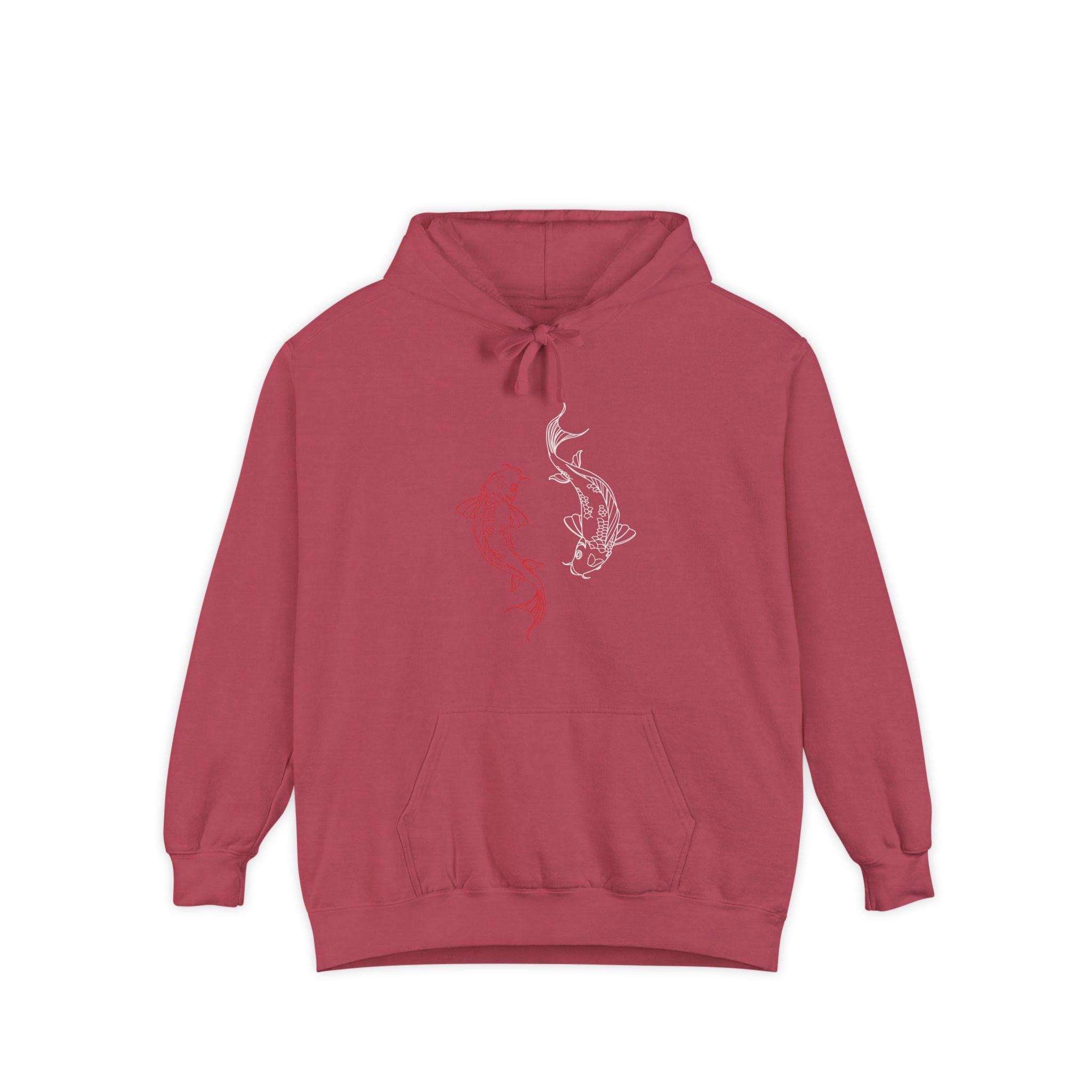 Charming Mermaid Garment-Dyed Hoodie - Cozy Unisex Fashion for Beach Lovers, Casual Wear, Gift Ideas for Ocean Lovers, Summer Chill