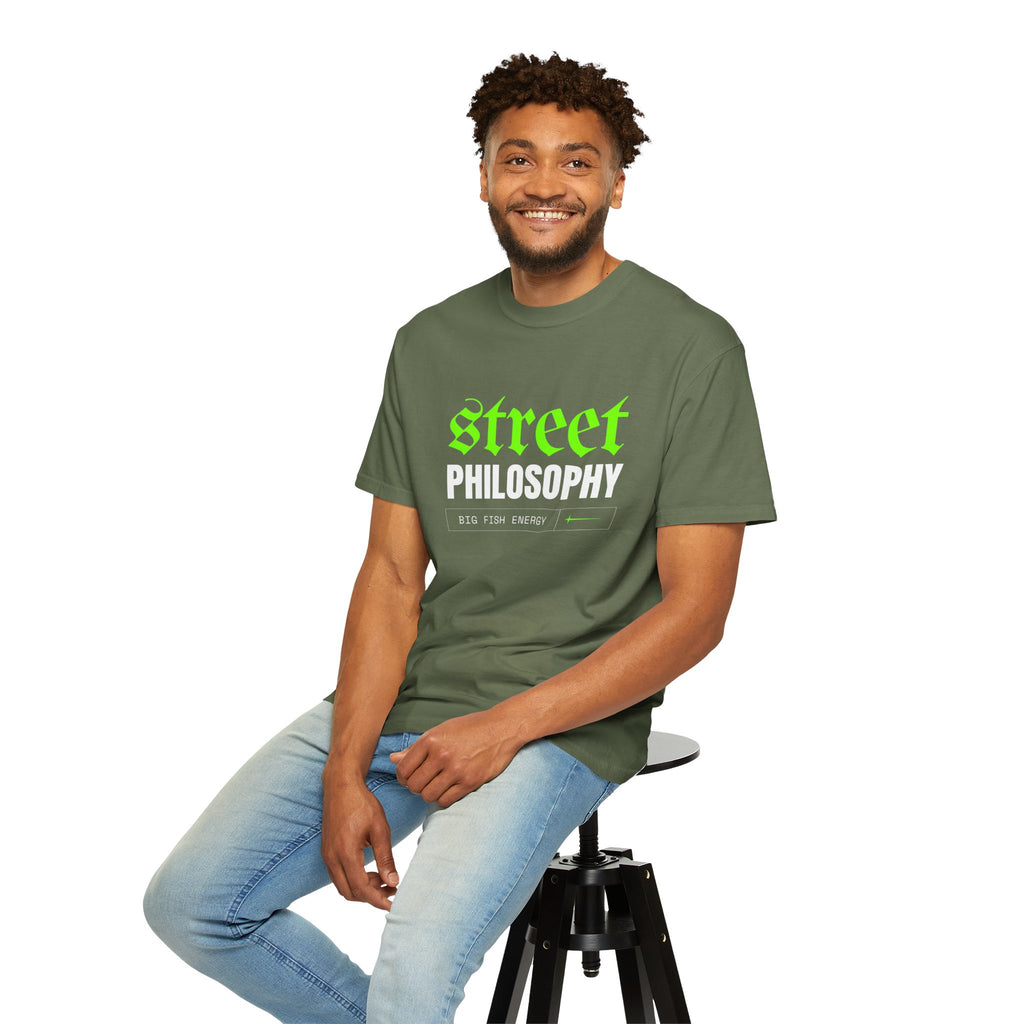 Street Philosophy Unisex Garment-Dyed T-shirt - Trendy Graphic Tee for Fashion Lovers, Streetwear, Casualwear, Gift for Friends, [...]