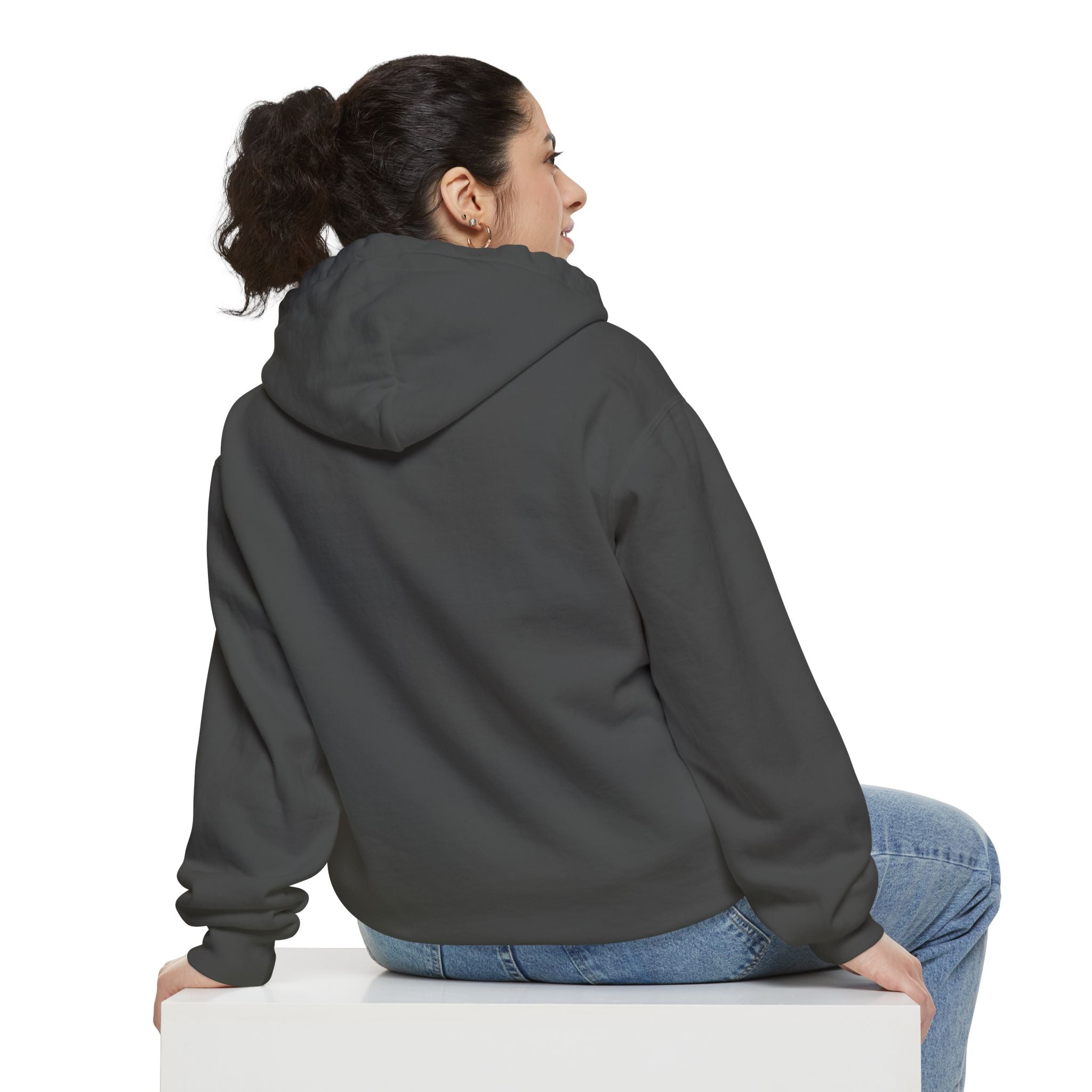 Charming Mermaid Garment-Dyed Hoodie - Cozy Unisex Fashion for Beach Lovers, Casual Wear, Gift Ideas for Ocean Lovers, Summer Chill