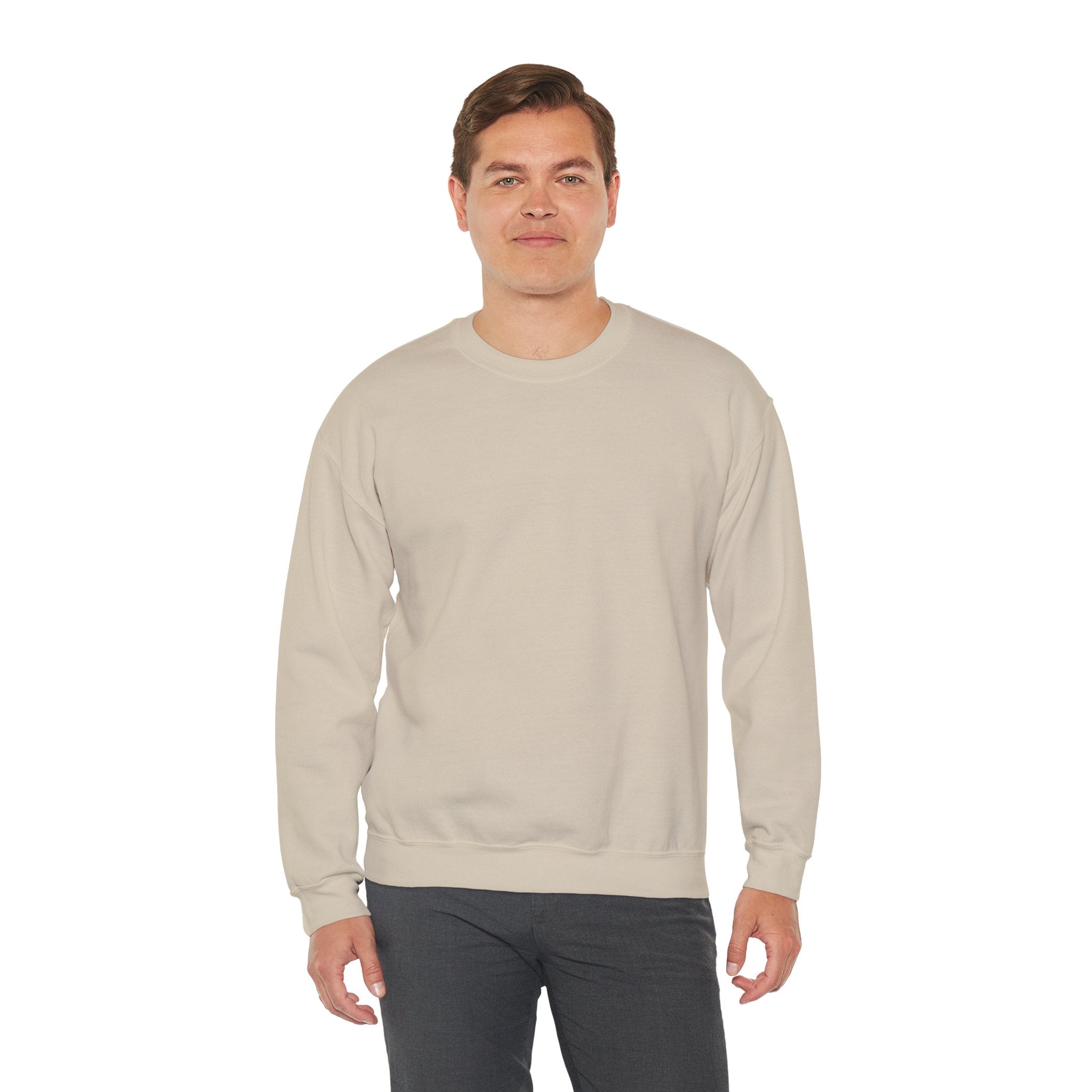 Happy and Dazzling Unisex Heavy Blend™ Crewneck Sweatshirt, Cozy Gift, Casual Wear, Everyday Comfort, Perfect for Birthdays or Celebrations