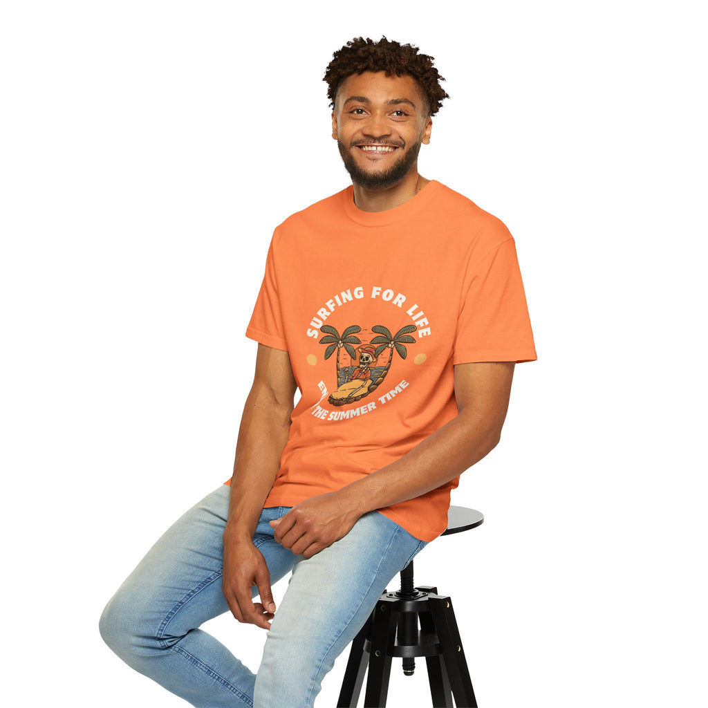 Surfing for Life T-Shirt | Vintage Summer Vibe Tee | Perfect for Beach Days, Surf Lovers, Summer Parties, Adventure Seekers