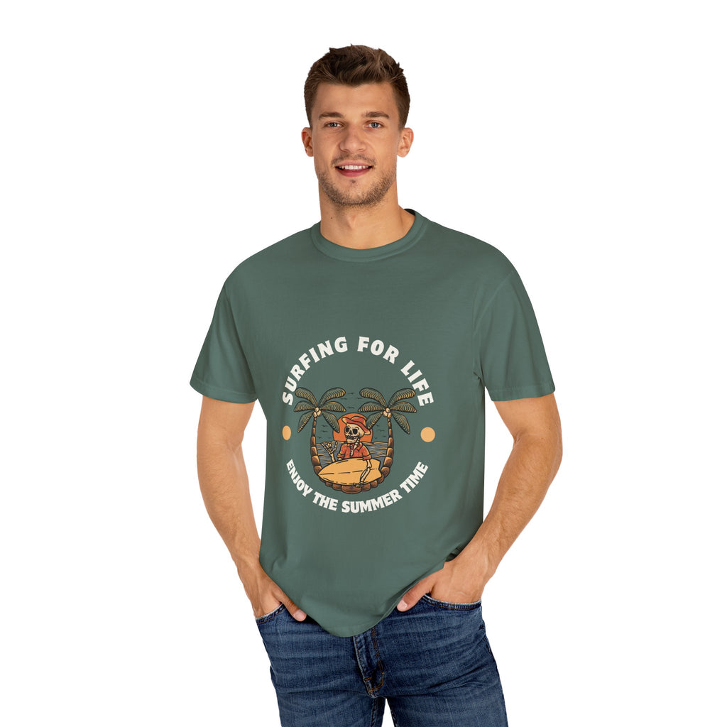 Surfing for Life T-Shirt | Vintage Summer Vibe Tee | Perfect for Beach Days, Surf Lovers, Summer Parties, Adventure Seekers