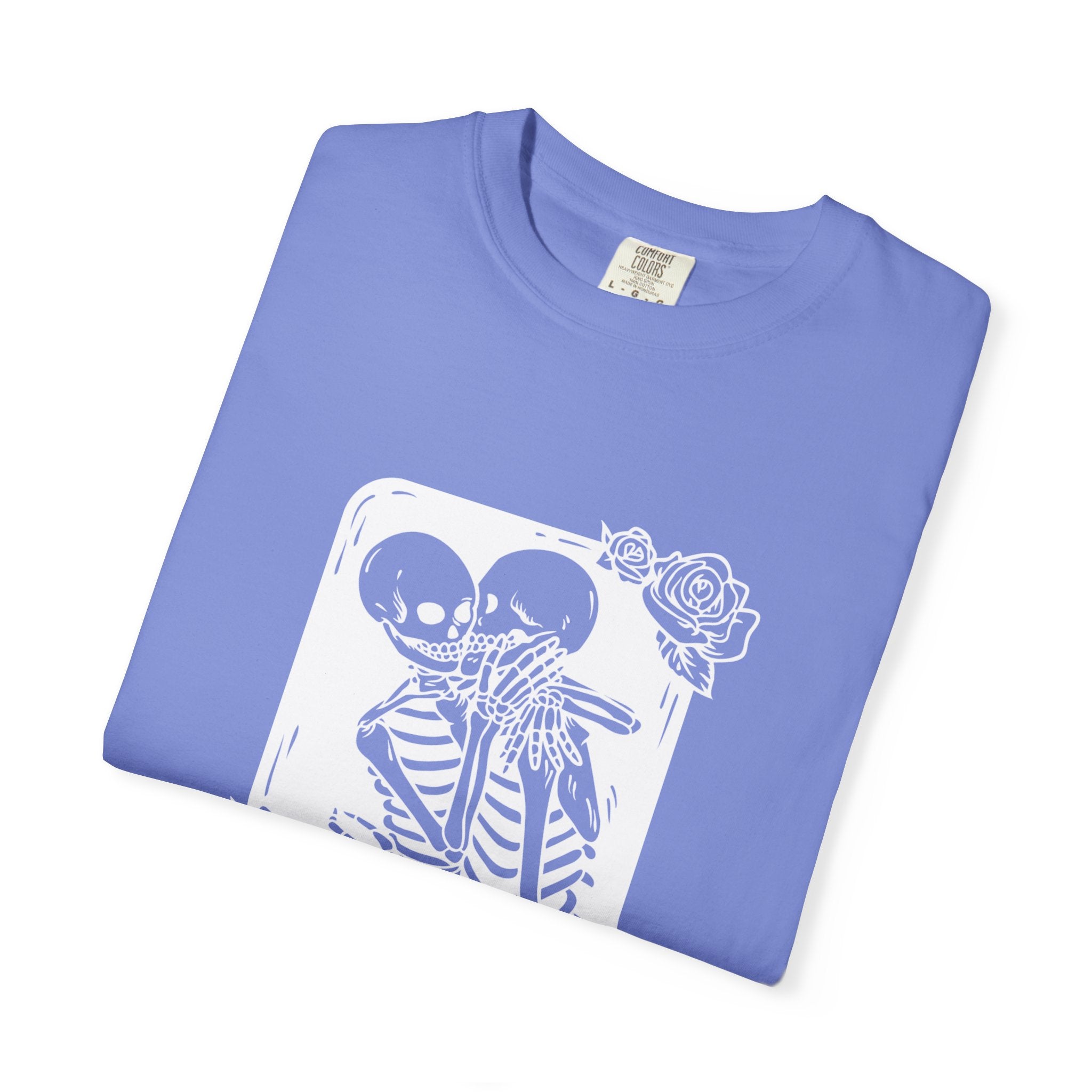 Forever Friends Skeleton T-shirt, Casual Unisex Tee, Halloween Style, Comfortable Wear, Gift for Friends