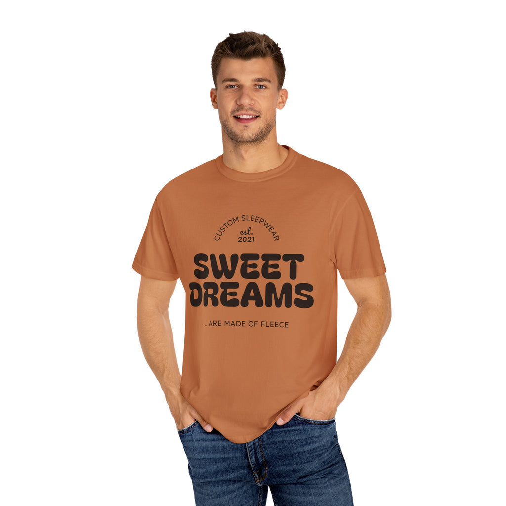 Custom Sweet Dreams T-Shirt, Unisex Sleepwear, Relaxed Fit Tee, Cozy Gift for Sleep Lovers, Lounge Wear, Dreamy Apparel