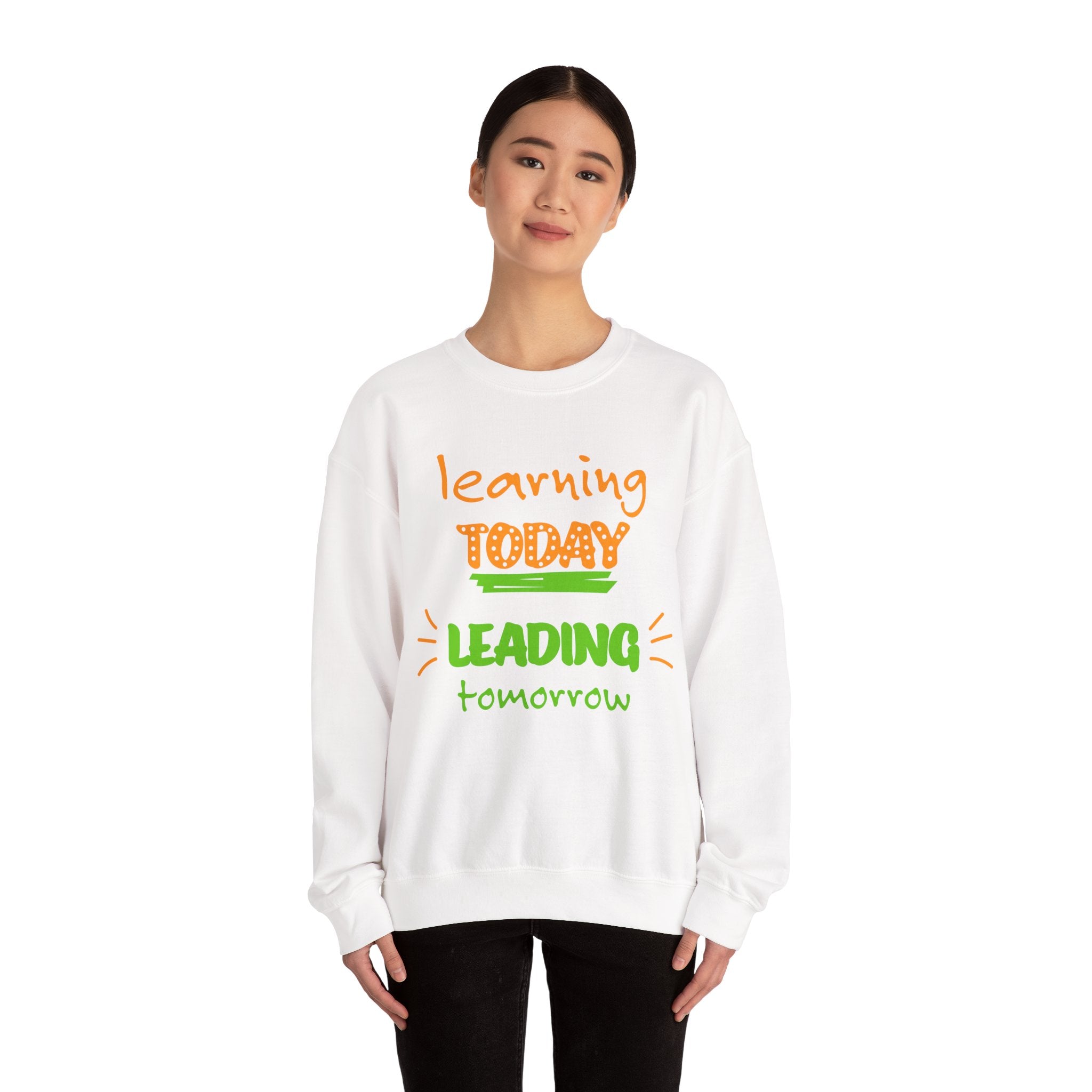 Inspirational Learning Sweatshirt, Motivational Crewneck, Education Apparel, Teacher Gift, Back to School Fashion