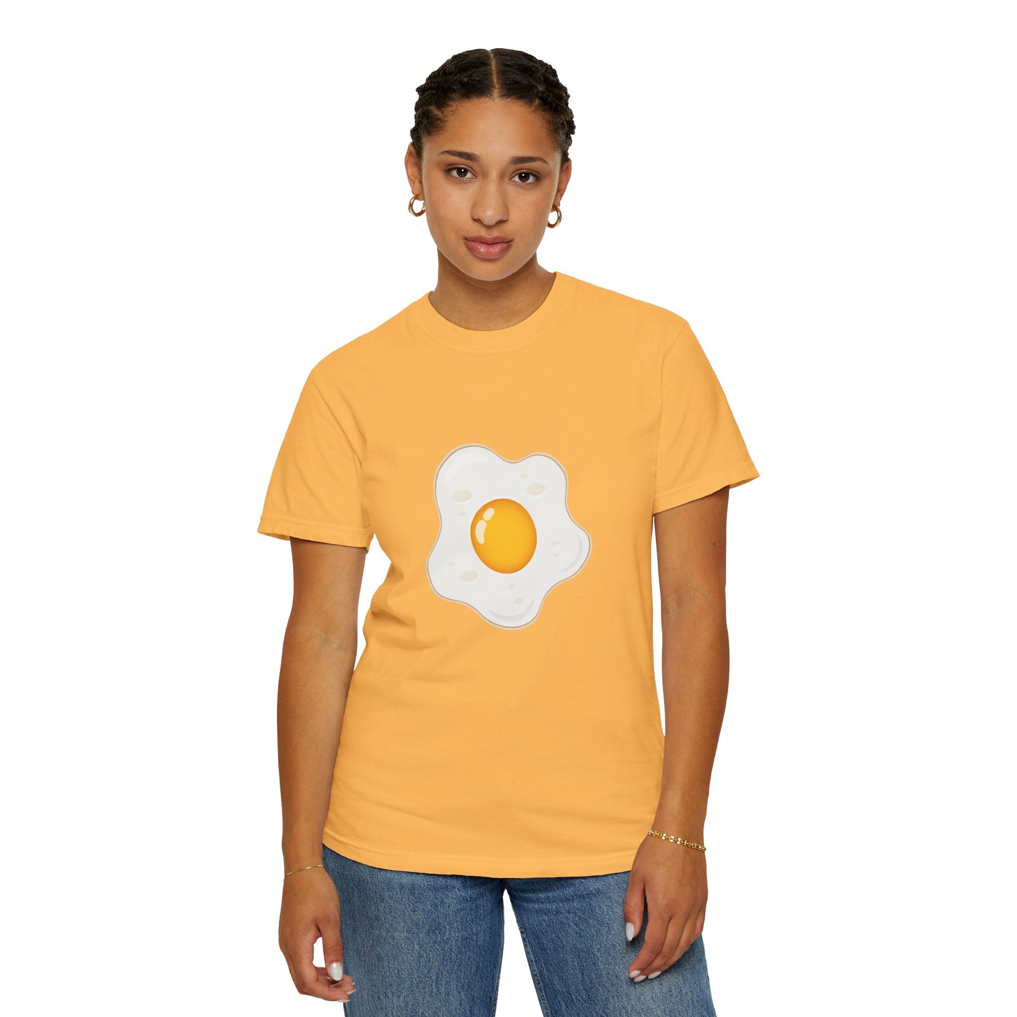 Whimsical Egg Graphic T-Shirt, Funny Food Tee, Breakfast Lover Gift, Unisex Tee for Foodies, Cute Egg Design Shirt