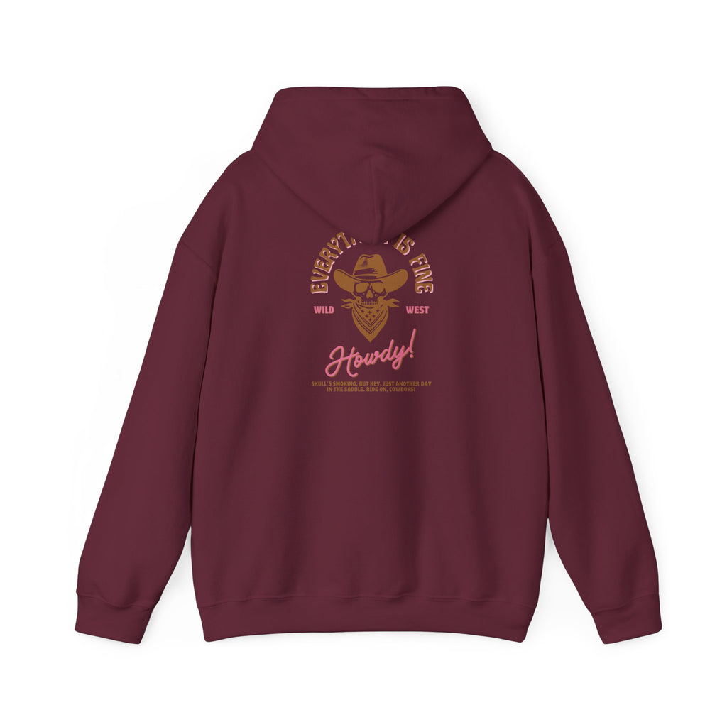 Howdy Vintage Western Hoodie, Cozy Sweatshirt, Unisex Fashion, Country Style Gift, Western Style Apparel, Everyday Casual Wear