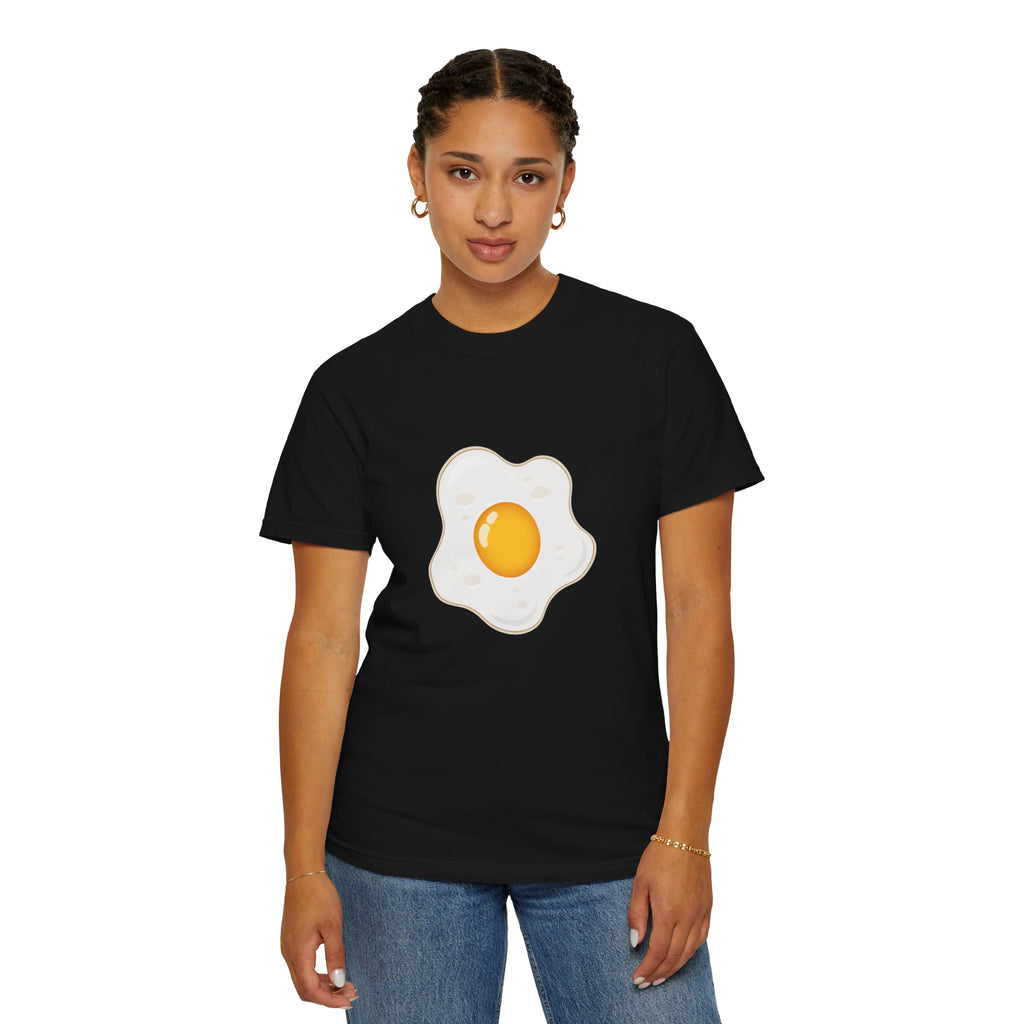 Whimsical Egg Graphic T-Shirt, Funny Food Tee, Breakfast Lover Gift, Unisex Tee for Foodies, Cute Egg Design Shirt
