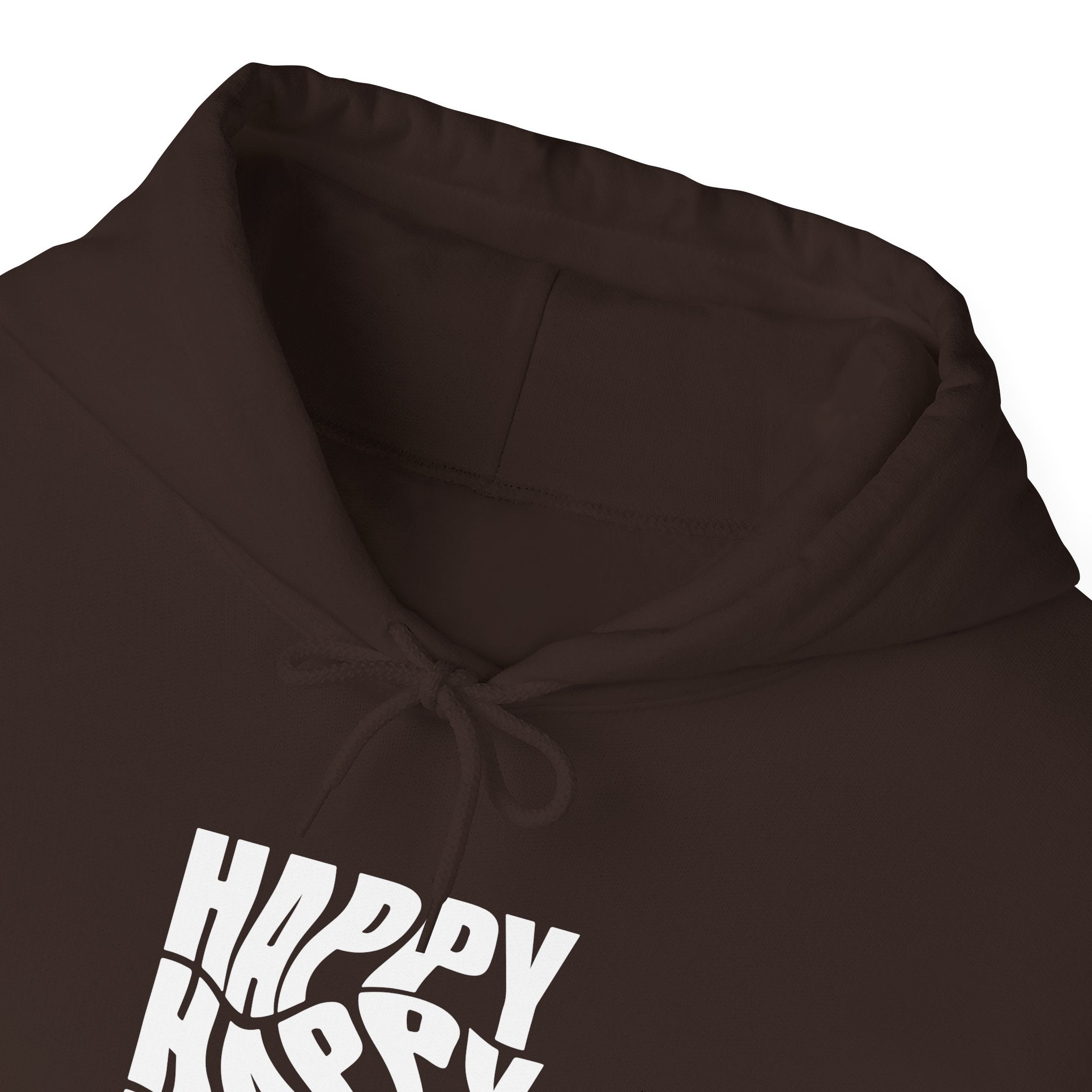 Happy Vibe Unisex Hoodie, Cozy Sweatshirt, Gift for Friends, Casual Wear, Birthday Gift, Everyday Comfort