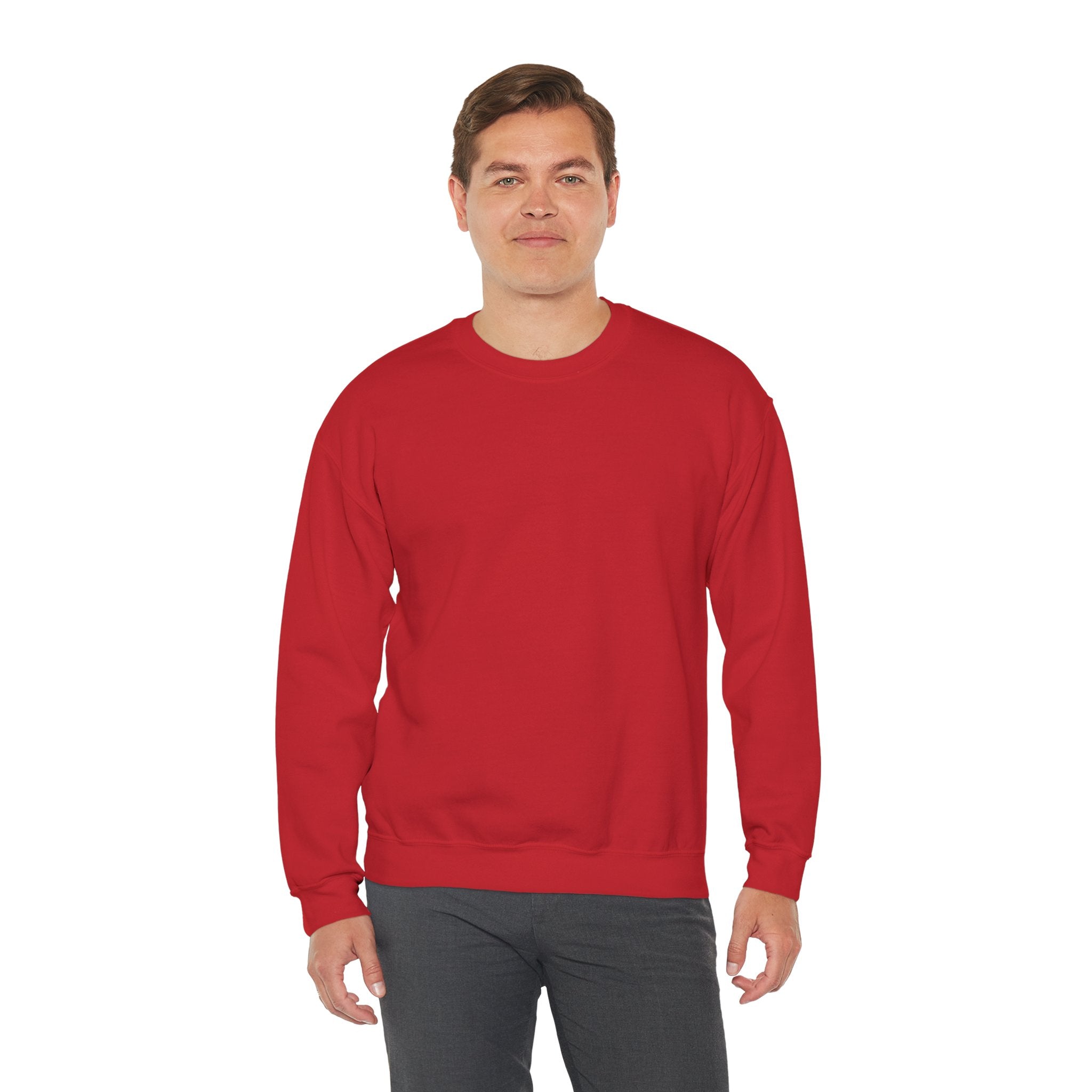 Happy and Dazzling Unisex Heavy Blend™ Crewneck Sweatshirt, Cozy Gift, Casual Wear, Everyday Comfort, Perfect for Birthdays or Celebrations