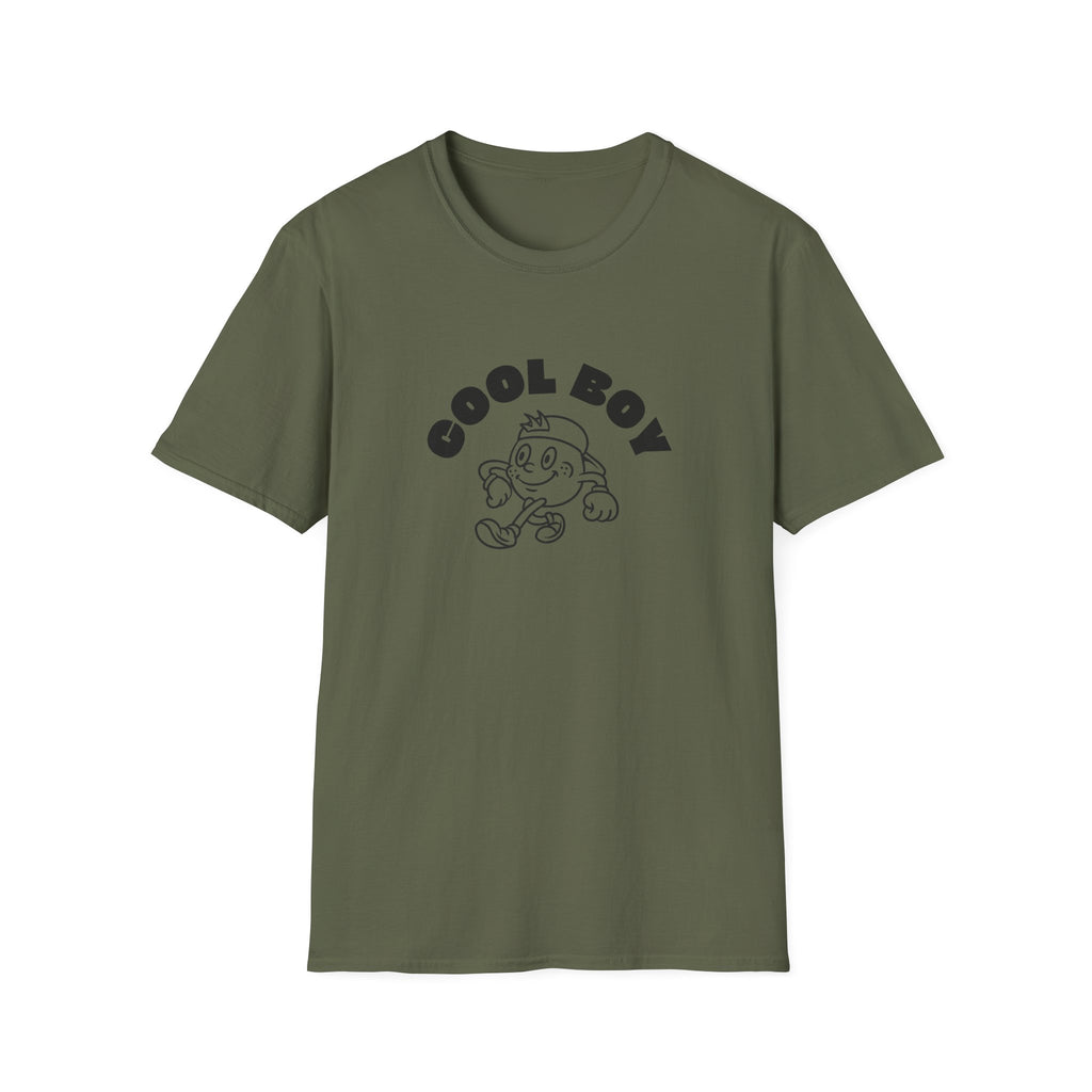 Cool Boy Graphic Tee — Retro Cartoon Design