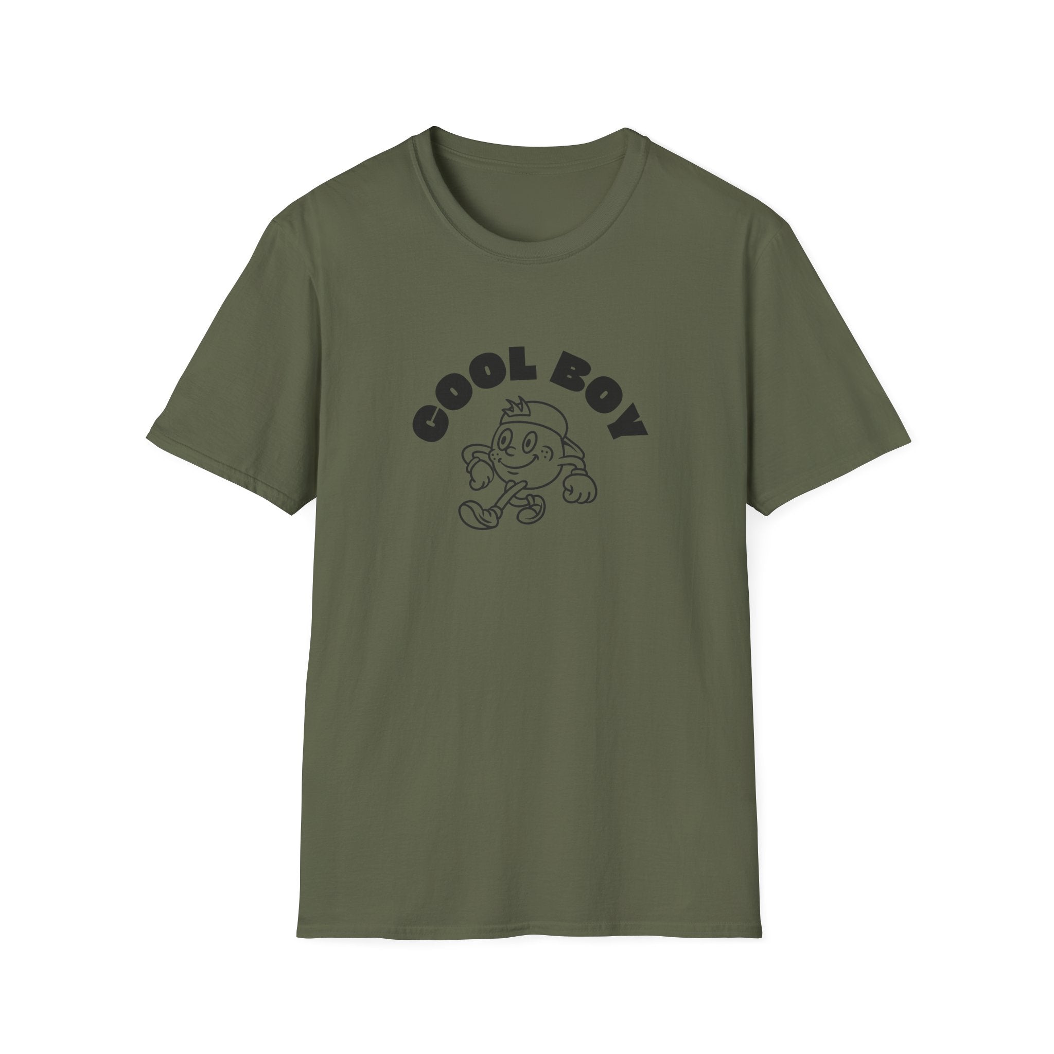 Cool Boy Graphic Tee — Retro Cartoon Design