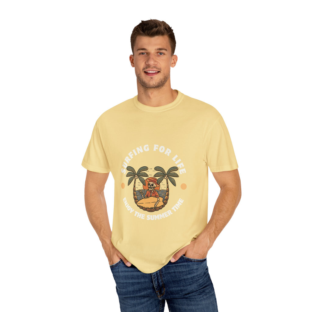 Surfing for Life T-Shirt | Vintage Summer Vibe Tee | Perfect for Beach Days, Surf Lovers, Summer Parties, Adventure Seekers