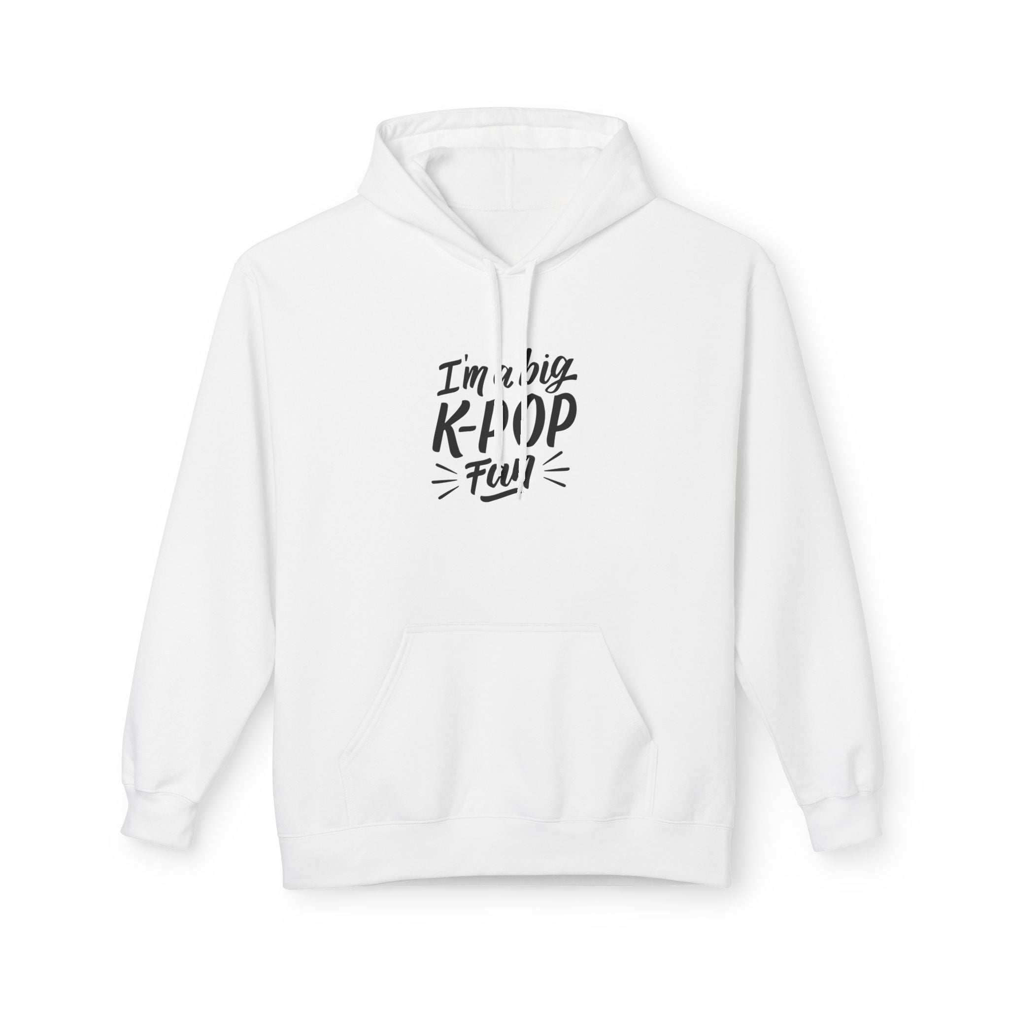 K-Pop Fleece Hoodie, Unisex Streetwear, Cozy Gift for Music Lovers, Festival Apparel, Music Concert Hoodie