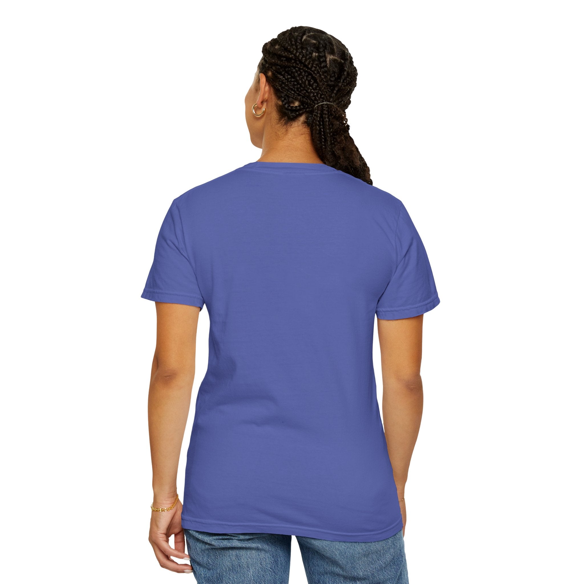 Happy Vibes Unisex Garment-Dyed T-shirt | Positive Affirmation Tee, Casual Wear, Gift for Friends, Summer Style, Comfort Apparel