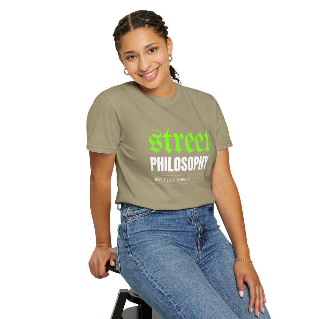 Street Philosophy Unisex Garment-Dyed T-shirt - Trendy Graphic Tee for Fashion Lovers, Streetwear, Casualwear, Gift for Friends, [...]