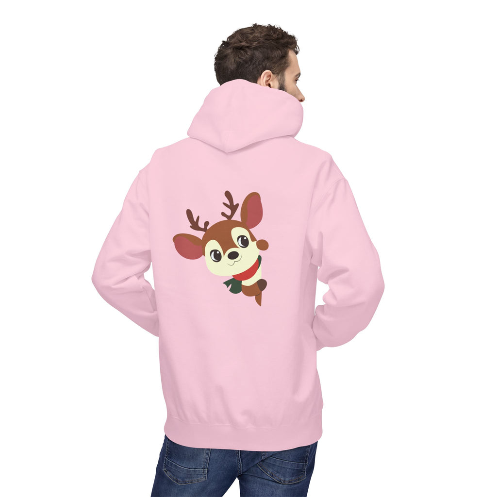 Reindeer Cheer Hoodie — "Tis the Season" Holiday Pullover