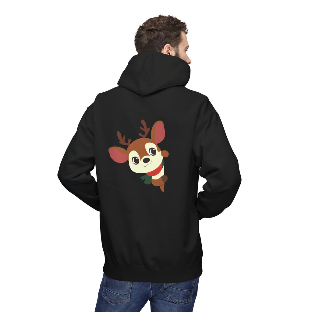 Reindeer Cheer Hoodie — "Tis the Season" Holiday Pullover