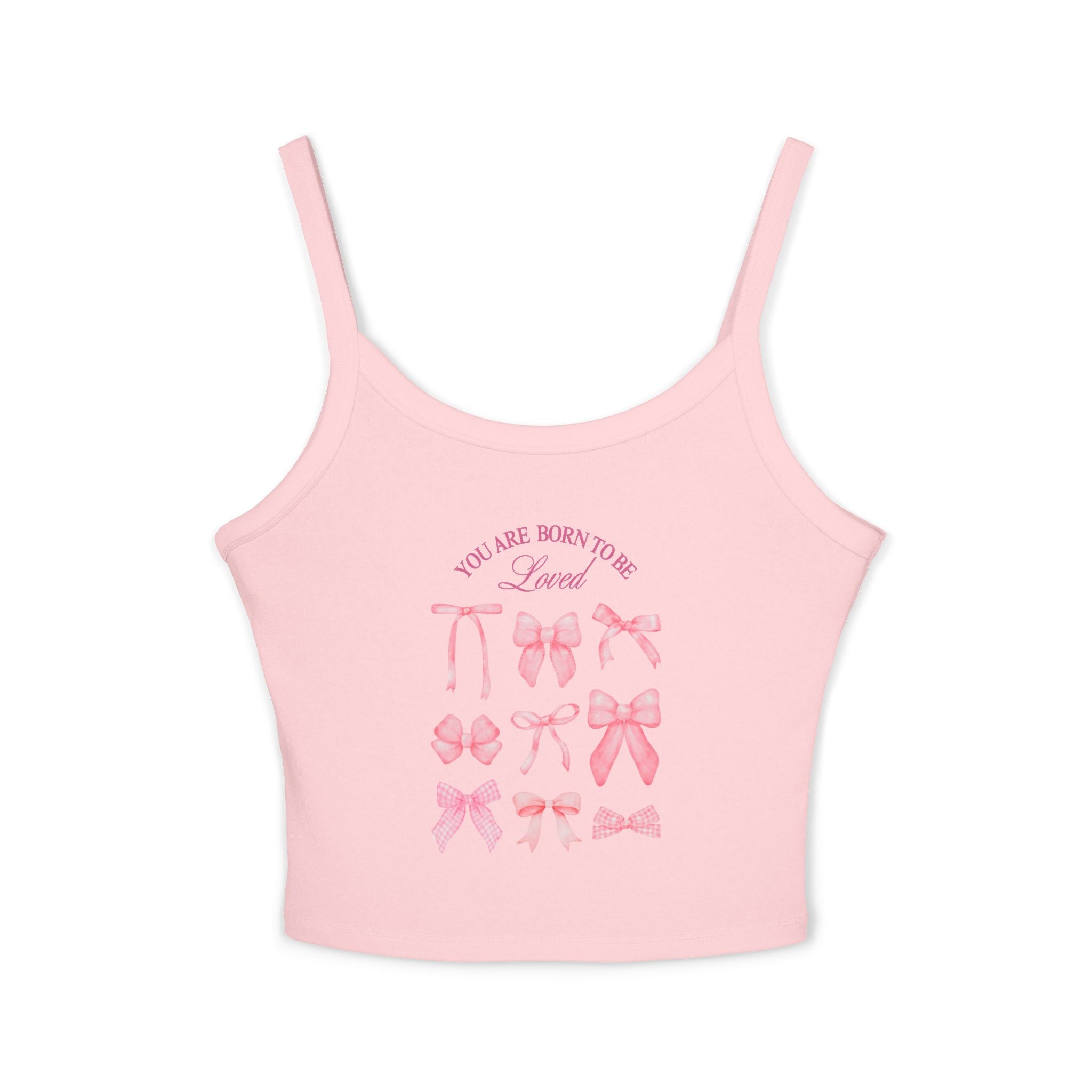 Feminine Bow-Designed Spaghetti Strap Tank Top, Cute Summer Top, Stylish Layering Piece, Gift for Her, Casual Wear, Lounge Top, [...]