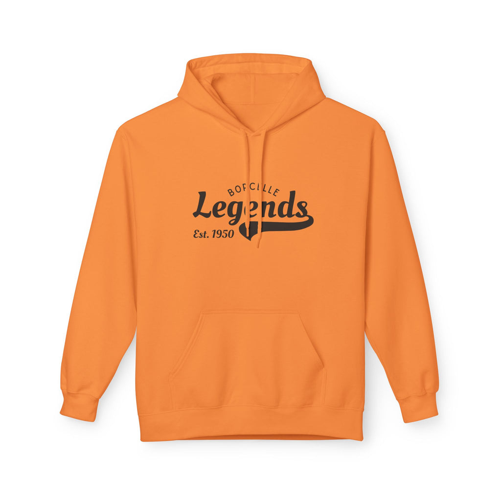 Retro Legends Fleece Hoodie, Cozy Unisex Sweatshirt, Perfect Gift for Sports Lovers, Casual Wear, Est. 1950