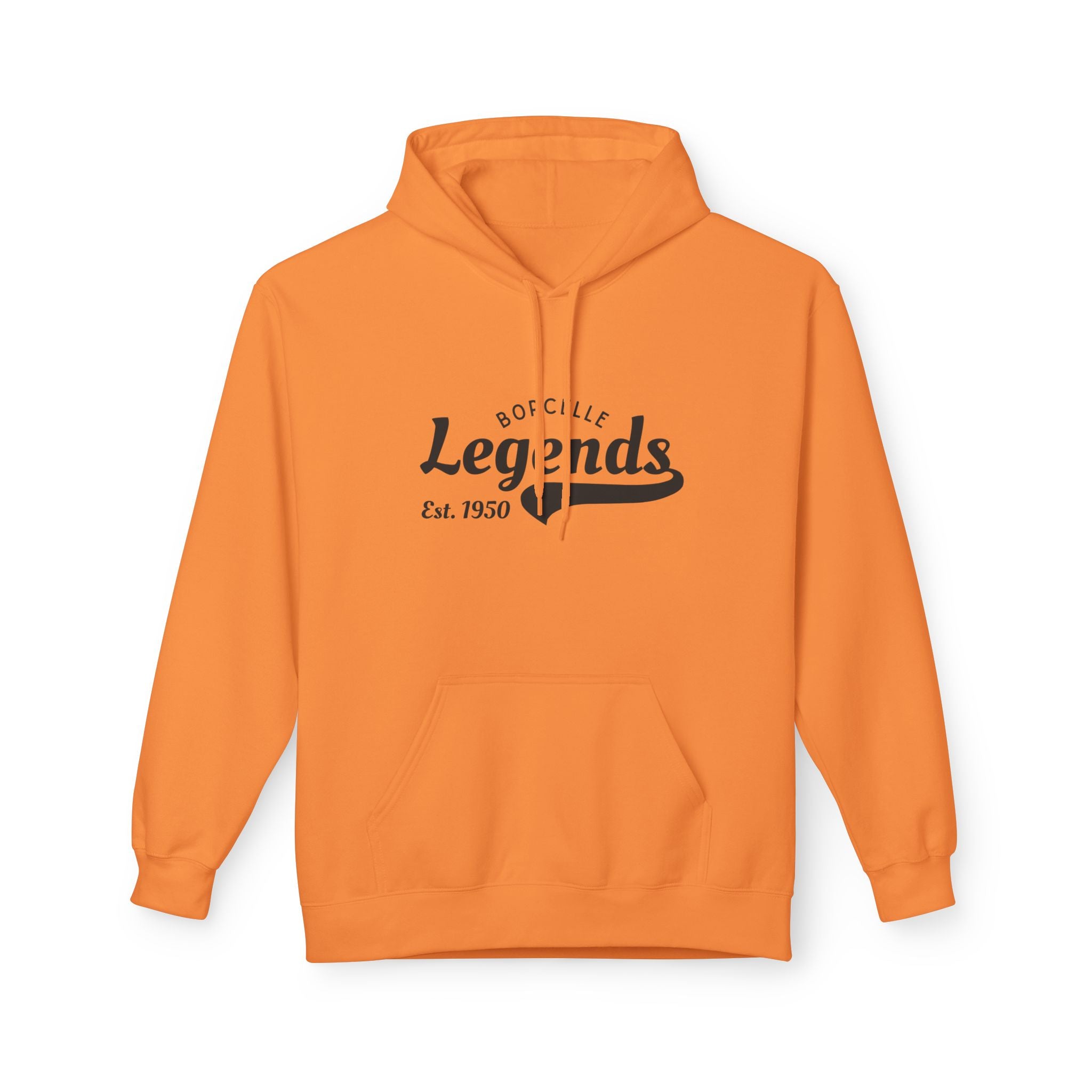 Retro Legends Fleece Hoodie, Cozy Unisex Sweatshirt, Perfect Gift for Sports Lovers, Casual Wear, Est. 1950