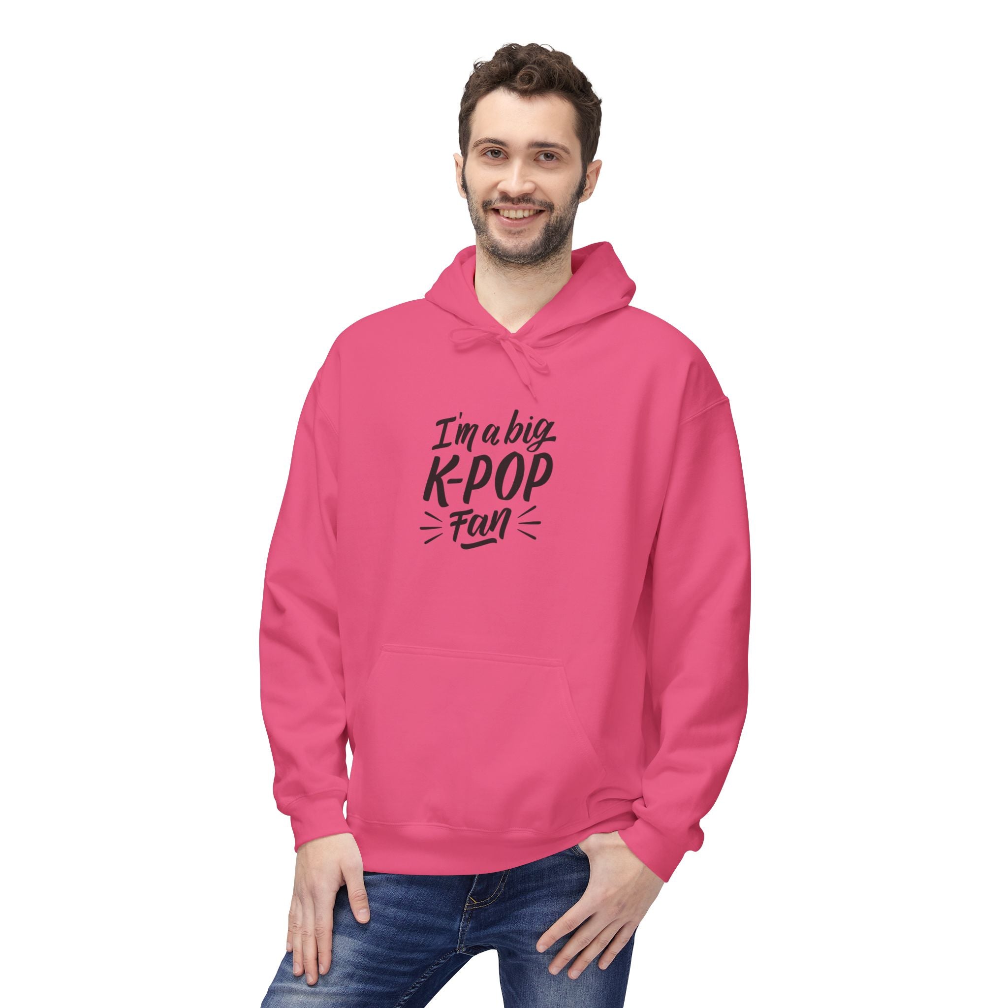 K-Pop Fleece Hoodie, Unisex Streetwear, Cozy Gift for Music Lovers, Festival Apparel, Music Concert Hoodie