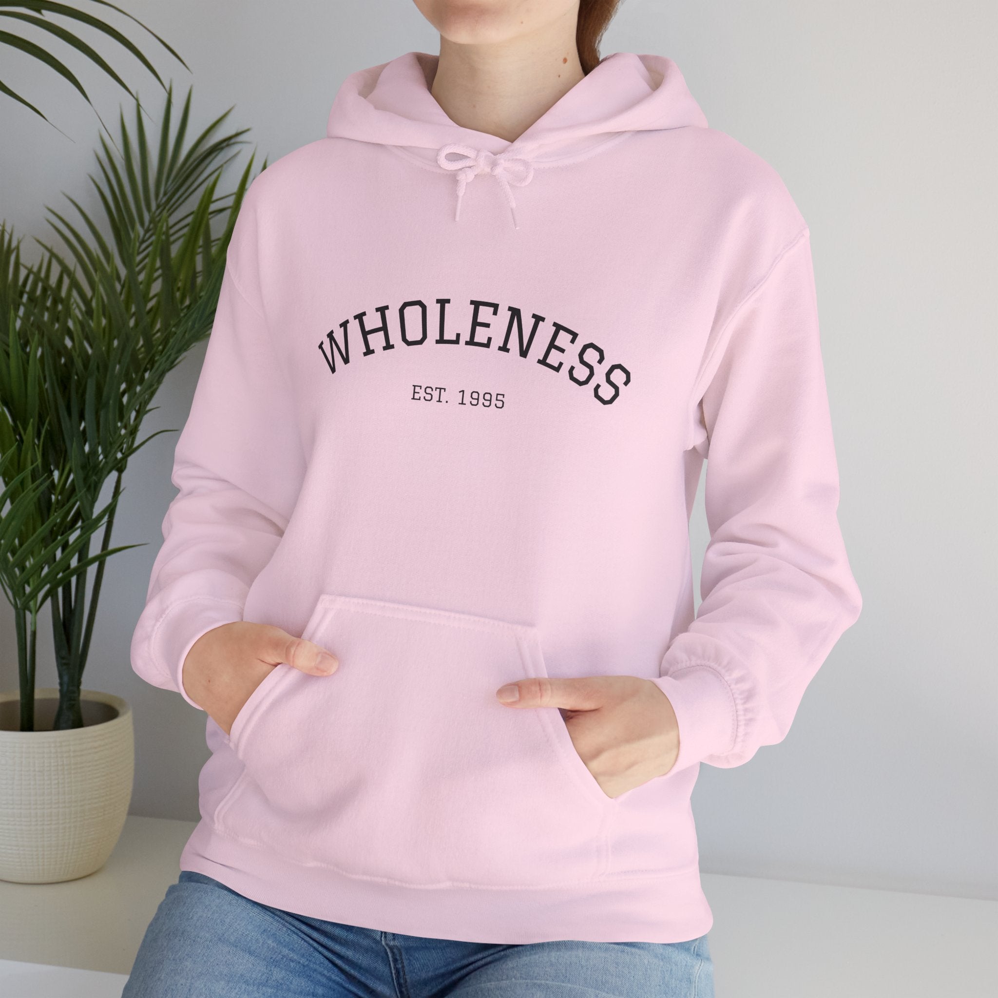 Wholeness Hoodie - Unisex Heavy Blend Sweatshirt, Cozy Gift, Minimalist Style, Self-Care Apparel, Everyday Comfort