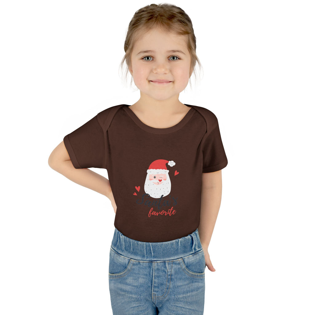 Infant Onesie - "Santa's Favorite" Cute Baby Christmas Bodysuit