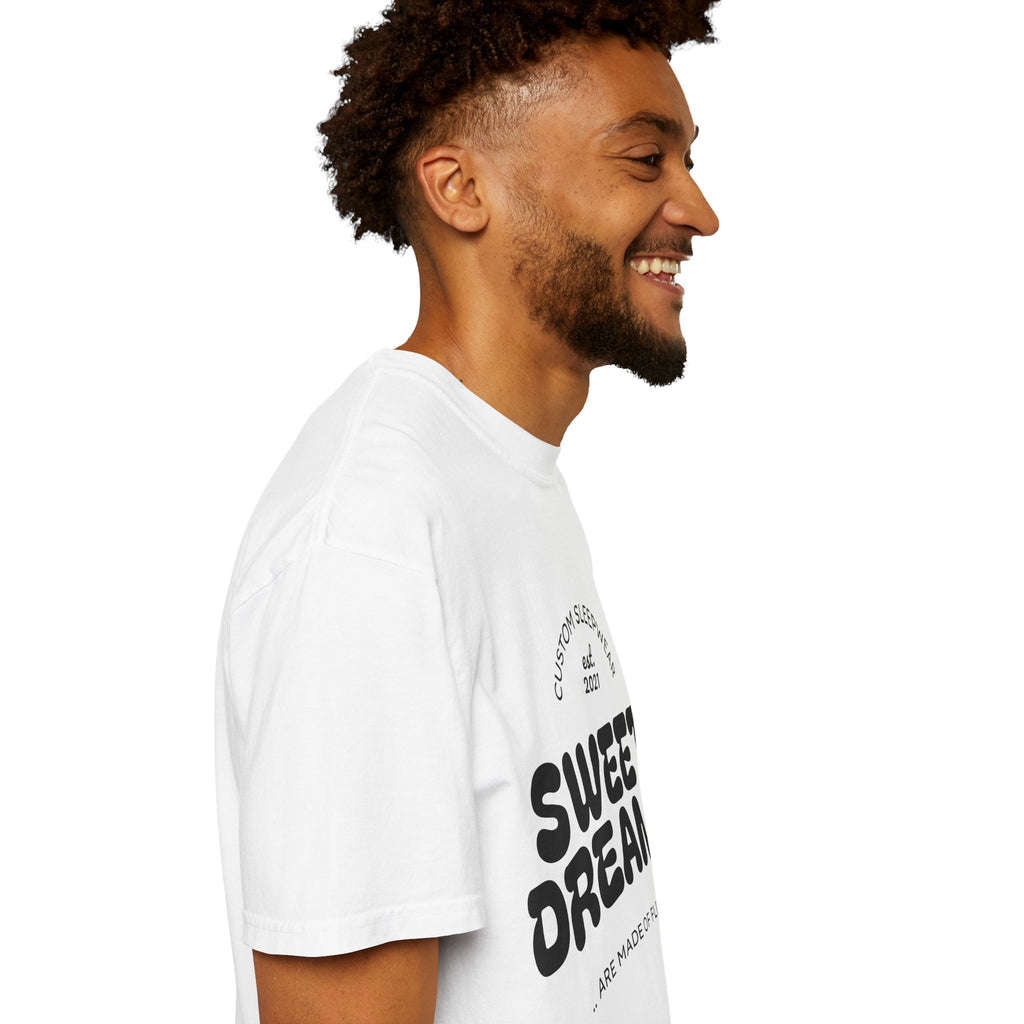 Custom Sweet Dreams T-Shirt, Unisex Sleepwear, Relaxed Fit Tee, Cozy Gift for Sleep Lovers, Lounge Wear, Dreamy Apparel