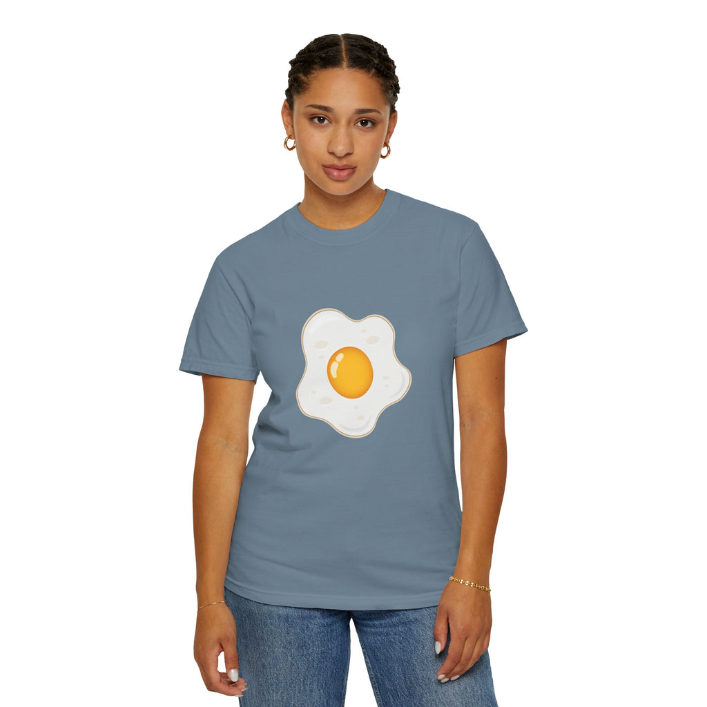 Whimsical Egg Graphic T-Shirt, Funny Food Tee, Breakfast Lover Gift, Unisex Tee for Foodies, Cute Egg Design Shirt