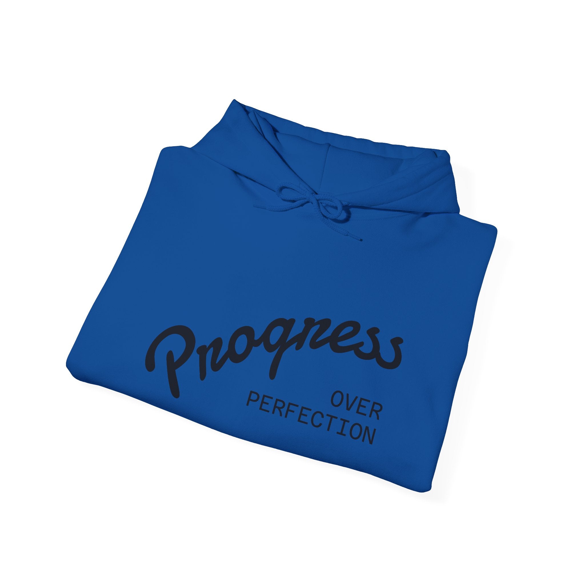 Progress Over Perfection Hoodie, Motivational Sweatshirt, Unisex Hooded Sweatshirt, Cozy Casual Wear, Gift for Her, Inspirational Apparel