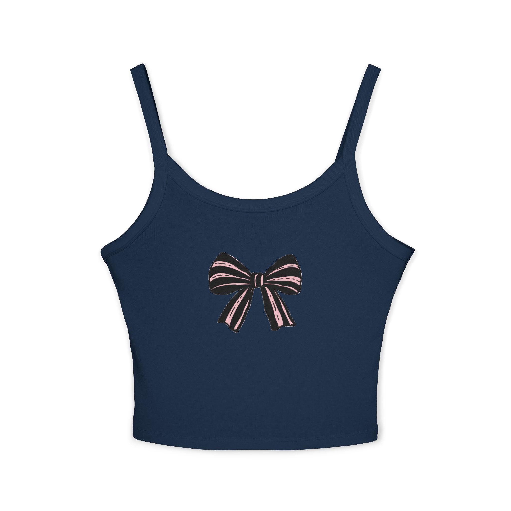Chic Bow Design Women's Spaghetti Strap Tank Top, Casual Summer Top, Lightweight Sleepwear, Stylish Layering Piece, Gifts for Her, [...]