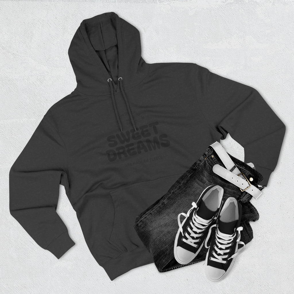 Cozy Sweet Dreams Hoodie, Fleece Pullover for Relaxation, Gift for Dreamers, Perfect for Sleepovers, Casual Wear