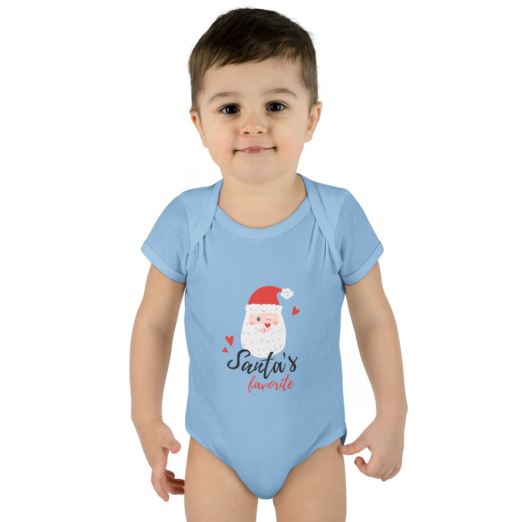 Infant Onesie - "Santa's Favorite" Cute Baby Christmas Bodysuit