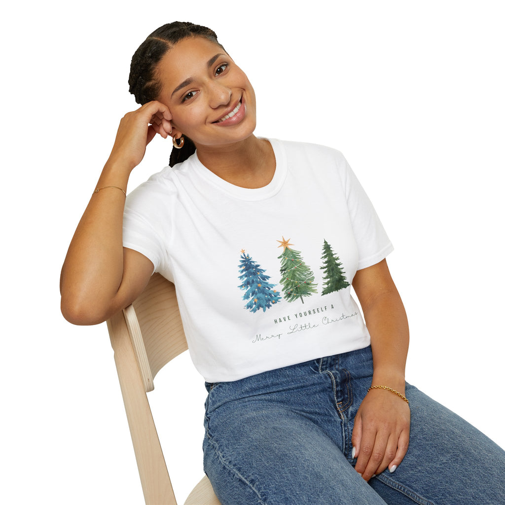 T-Shirt — Make Yourself At Home Christmas Tree Graphic Tee