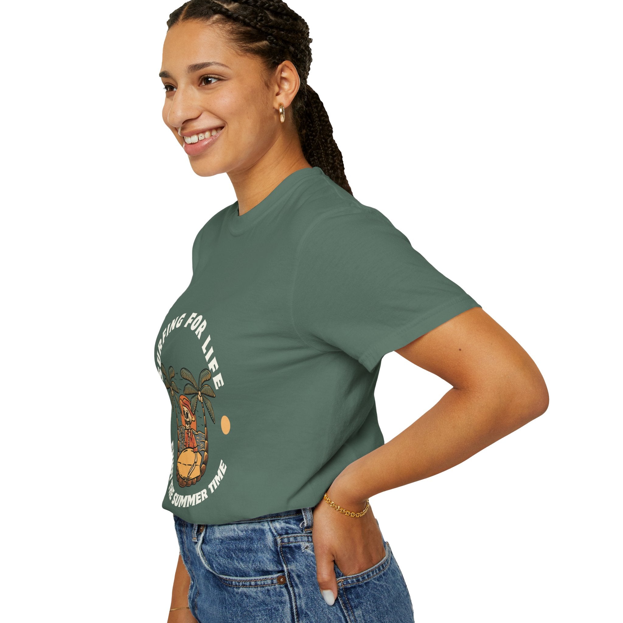 Surfing for Life T-Shirt | Vintage Summer Vibe Tee | Perfect for Beach Days, Surf Lovers, Summer Parties, Adventure Seekers