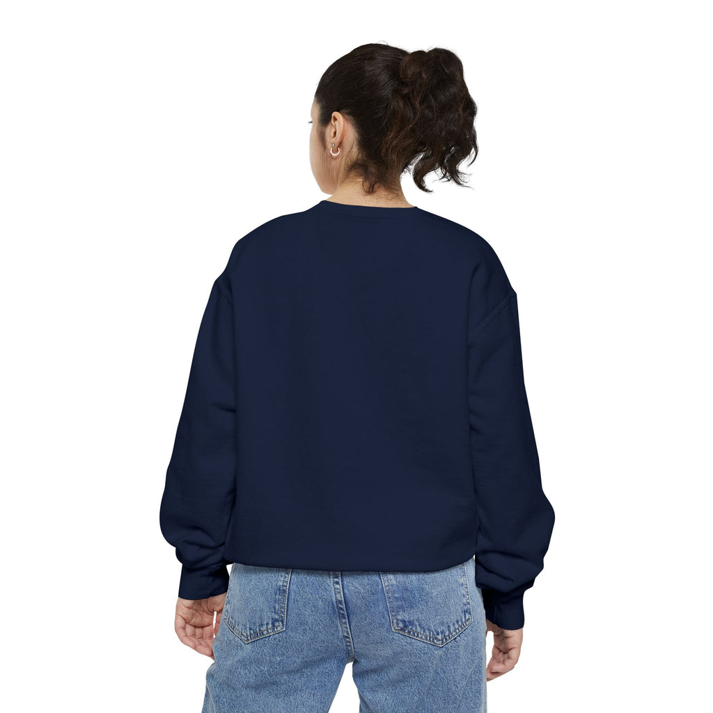 Sunny Days Ahead Unisex Garment-Dyed Sweatshirt, Cozy Pullover, Casual Outfit, Spring Fashion, Gift for Friends