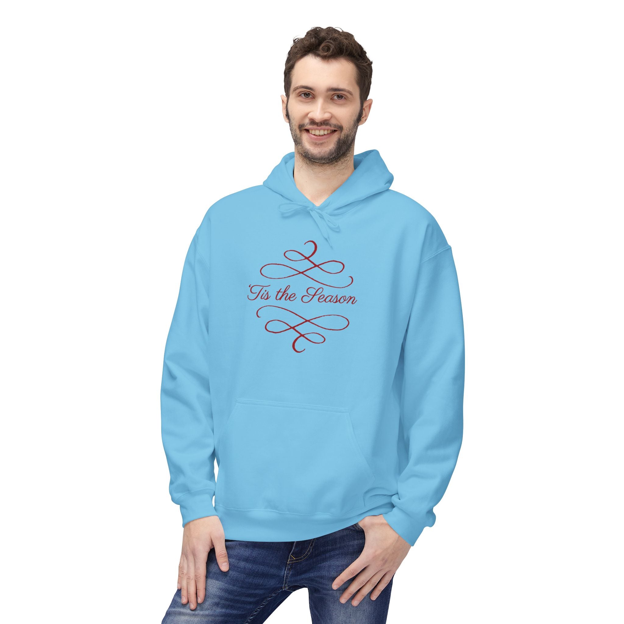 Reindeer Cheer Hoodie — "Tis the Season" Holiday Pullover