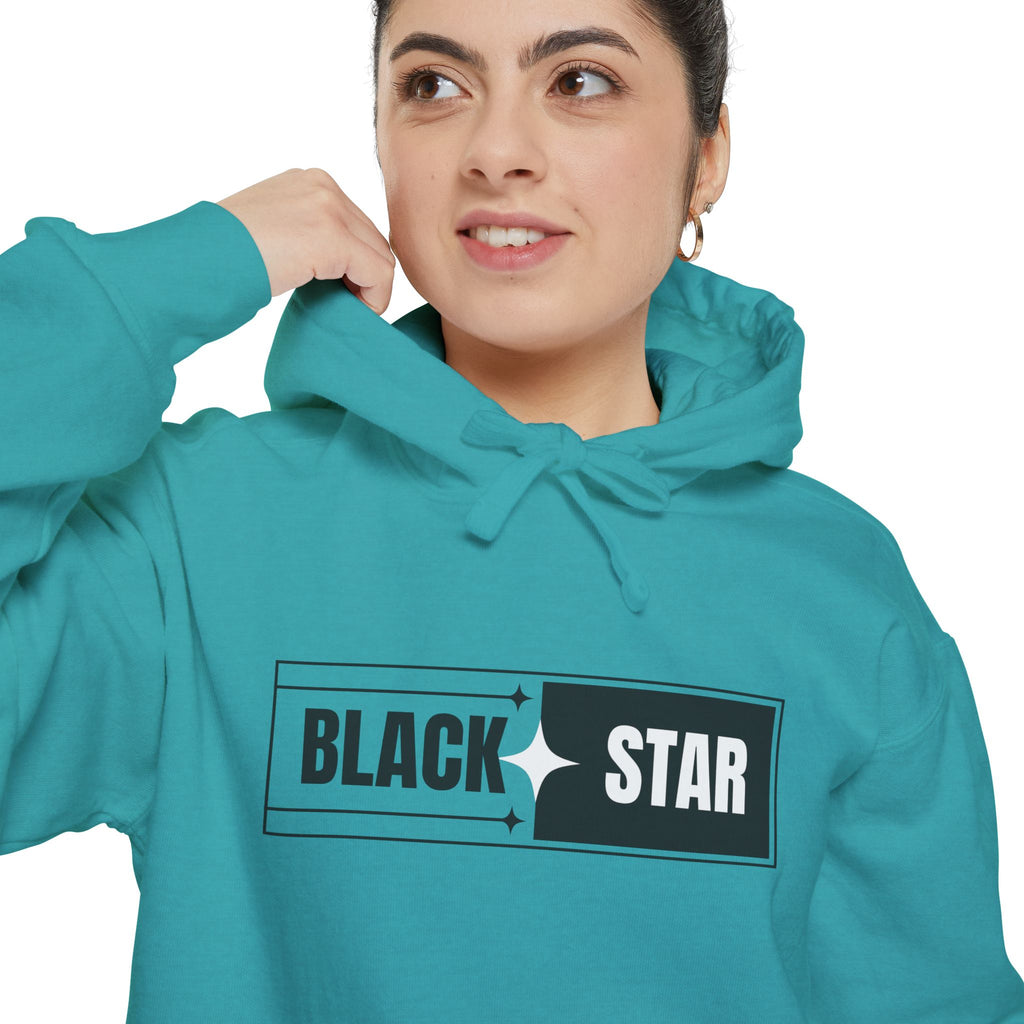 Unisex Garment-Dyed Hoodie with 'BLACK STAR' Design, Cozy Casual Sweatshirt, Everyday Hoodie, Perfect Gift for Birthdays, Relaxed [...]