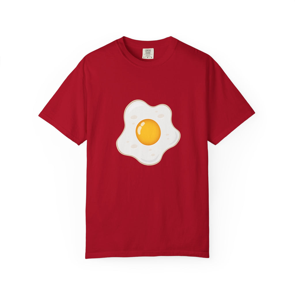 Whimsical Egg Graphic T-Shirt, Funny Food Tee, Breakfast Lover Gift, Unisex Tee for Foodies, Cute Egg Design Shirt