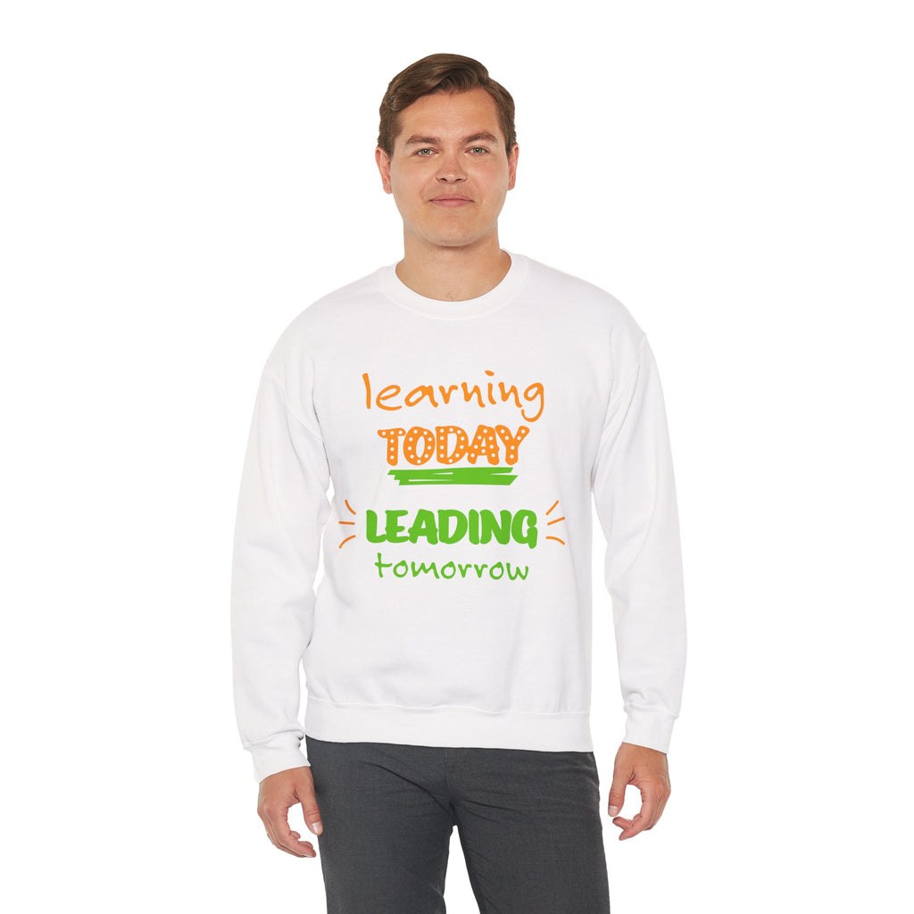 Inspirational Learning Sweatshirt, Motivational Crewneck, Education Apparel, Teacher Gift, Back to School Fashion