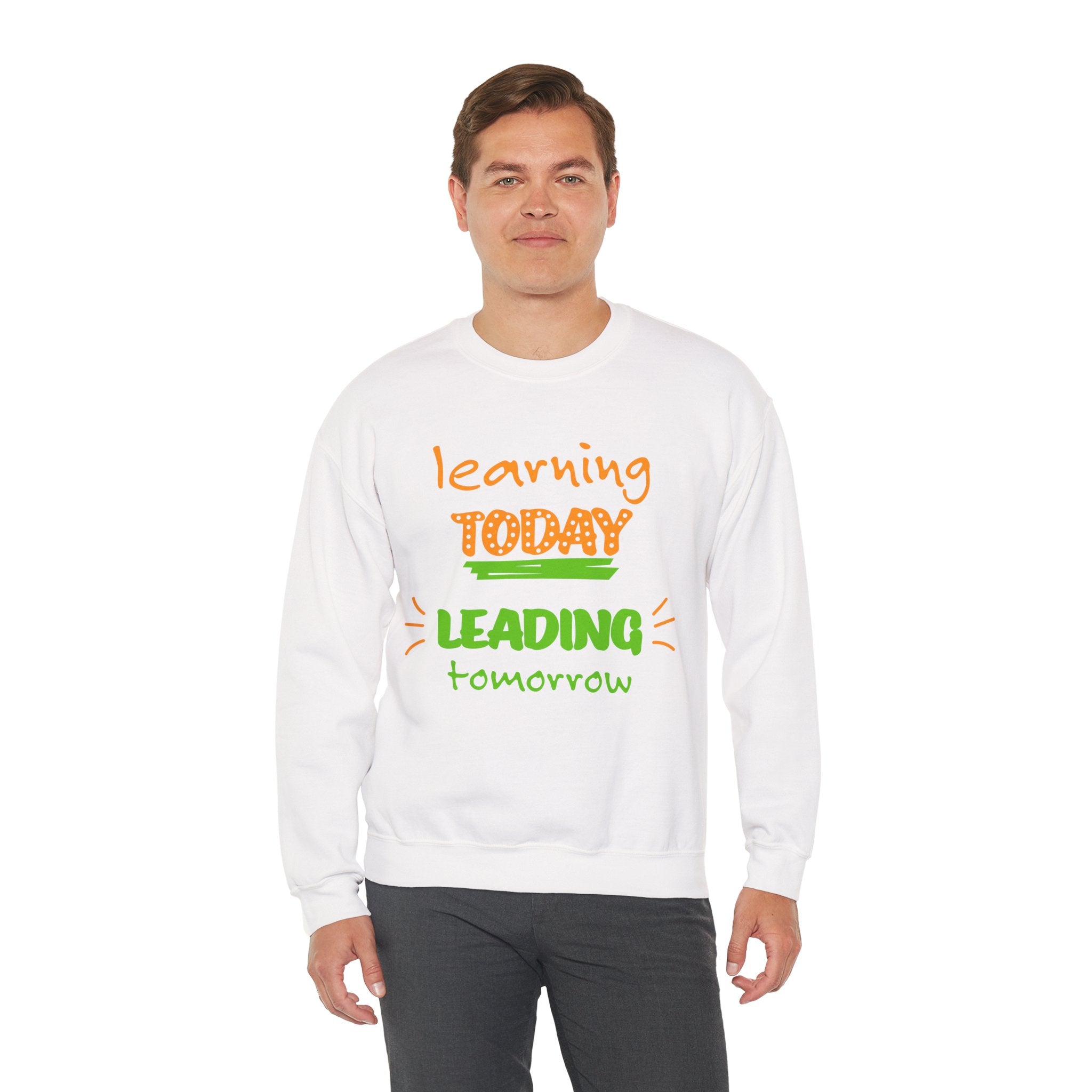 Inspirational Learning Sweatshirt, Motivational Crewneck, Education Apparel, Teacher Gift, Back to School Fashion