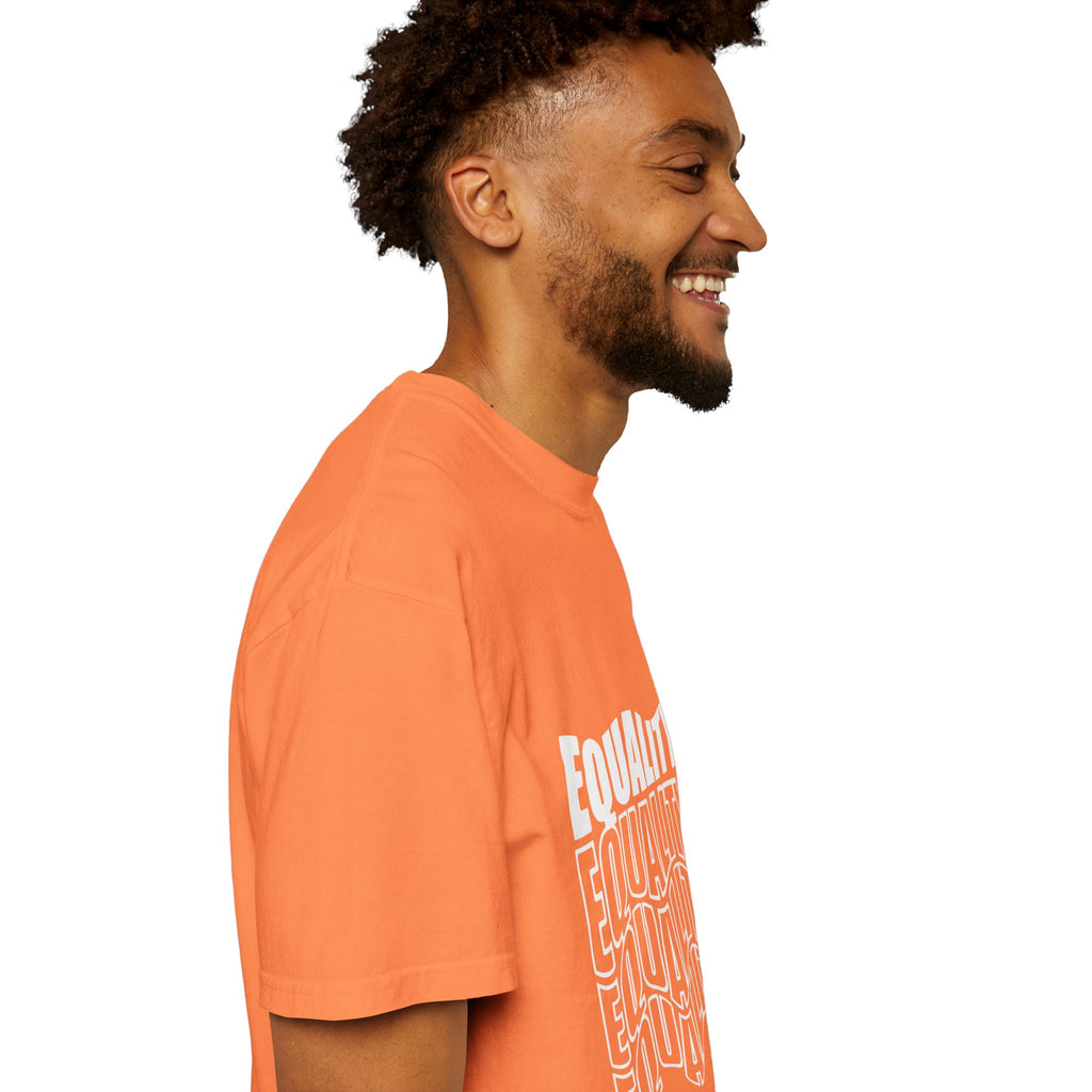 Equality Unisex Garment-Dyed T-shirt | Bold Statement Tee, LGBTQ+ Pride Apparel, Casual Wear, Gift for Activists, Equality Awareness