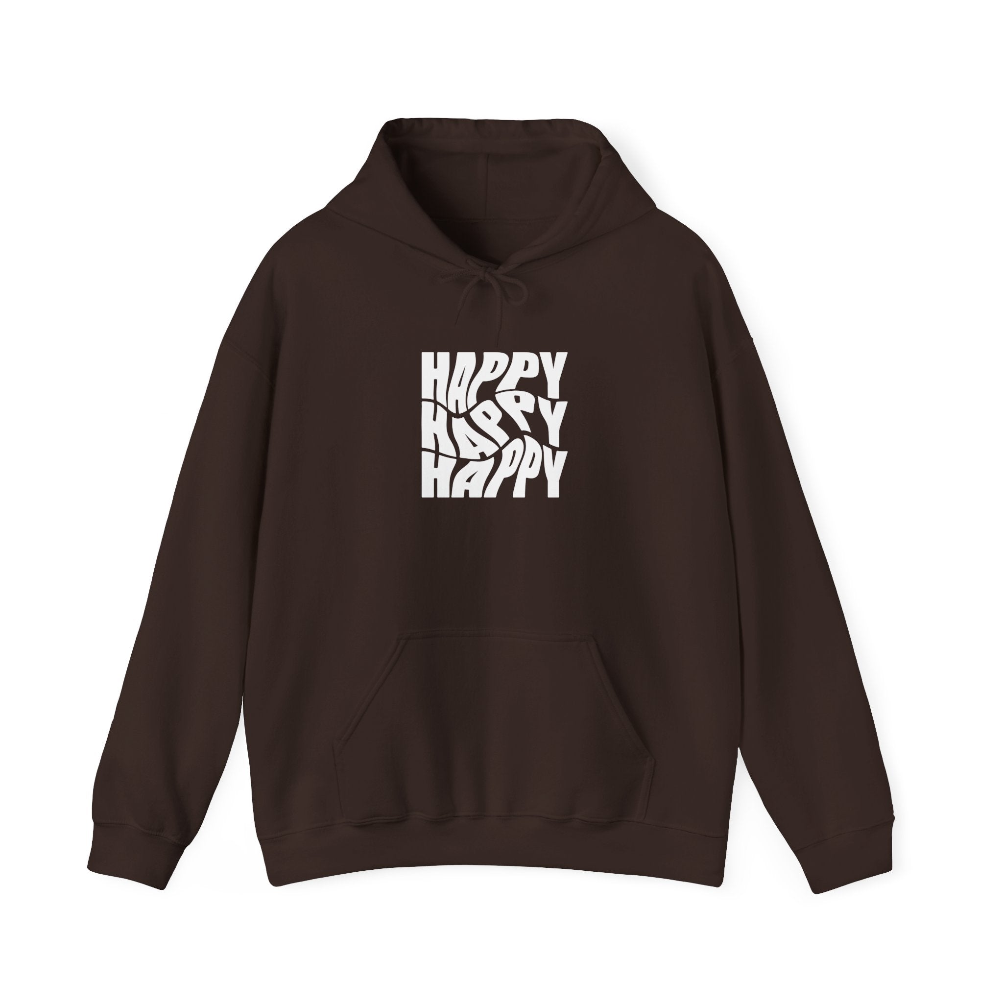 Happy Vibe Unisex Hoodie, Cozy Sweatshirt, Gift for Friends, Casual Wear, Birthday Gift, Everyday Comfort