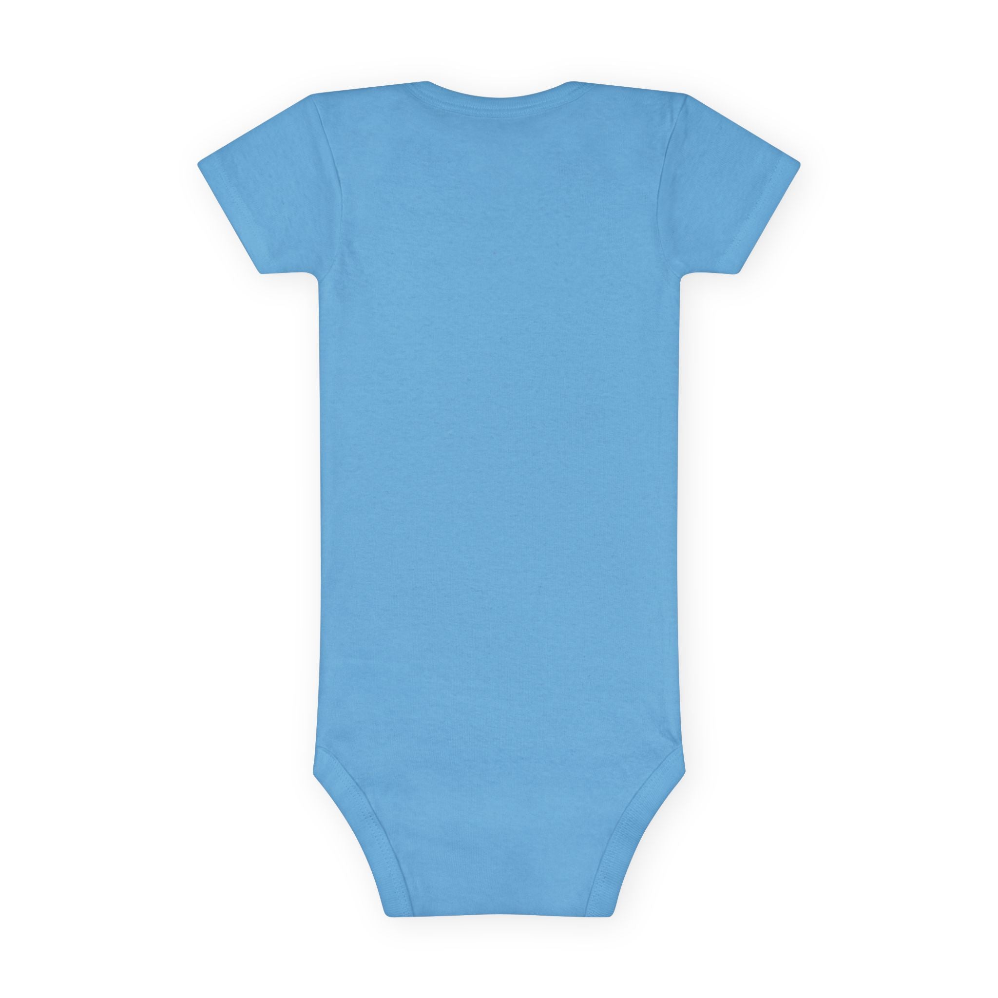 Baby Onesie - "It's My First Christmas" Blue Baby Carriage Newborn Bodysuit